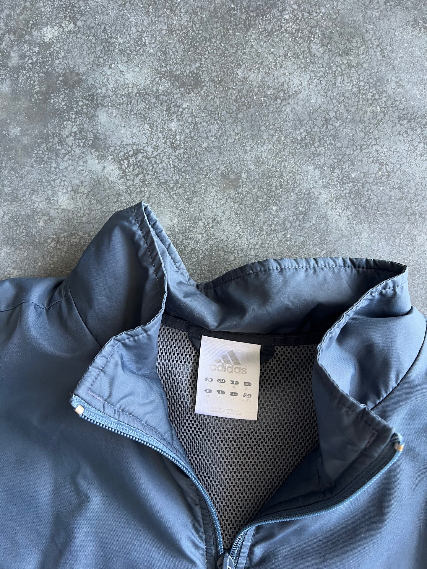 Vintage Grey Adidas Track Jacket - XL