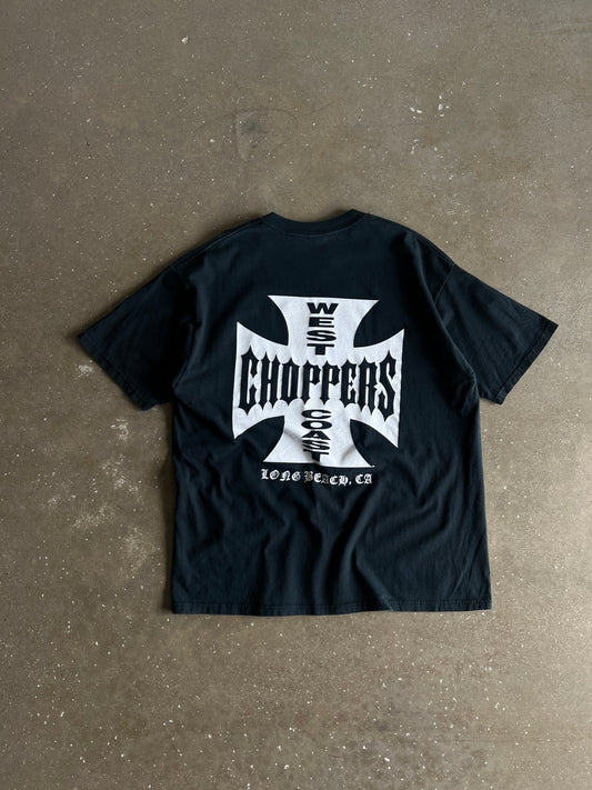 Vintage Black Wast Coast Choppers Shirt - XL