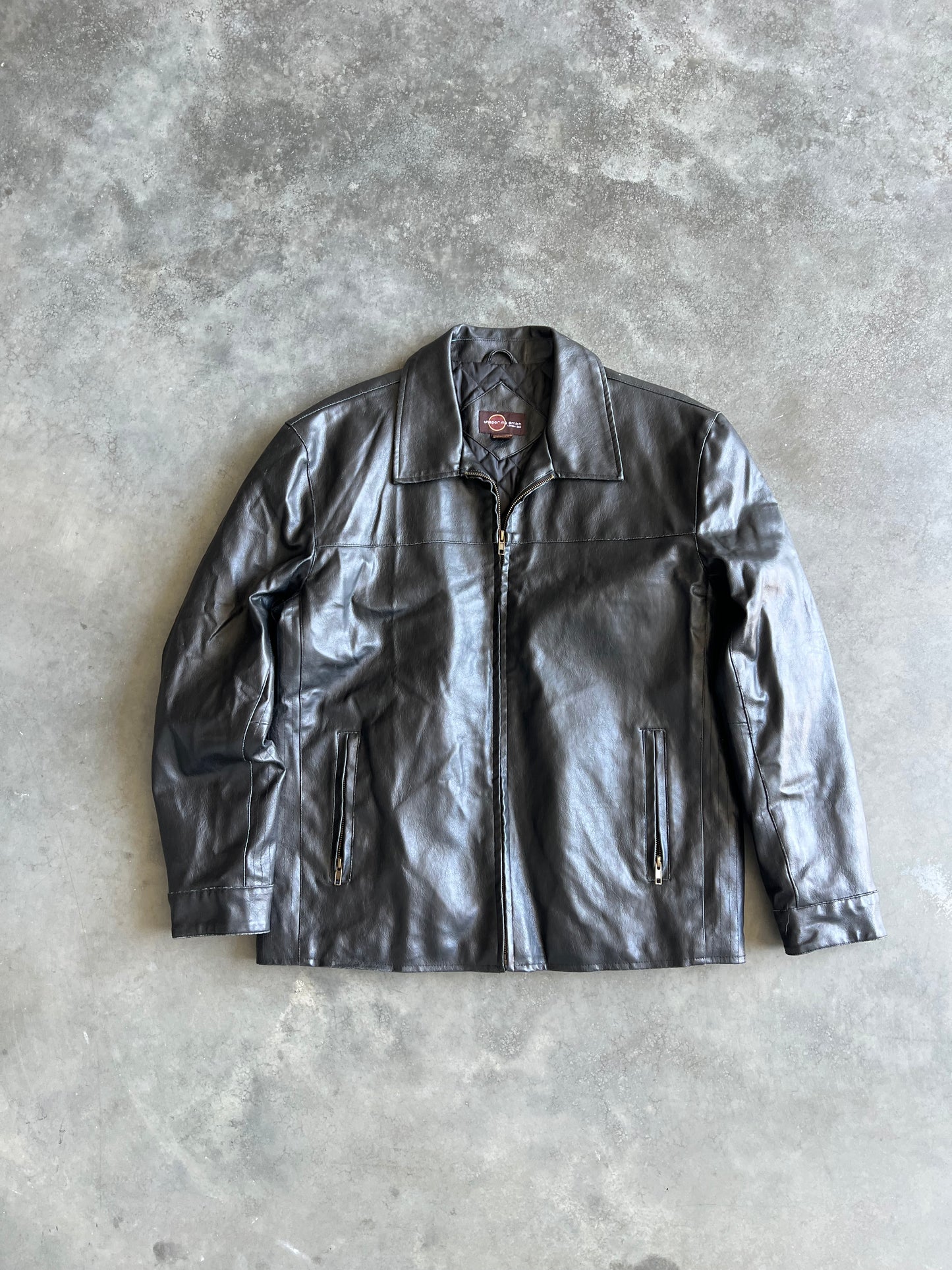 Vintage Whispering Smith Black Leather Jacket - M