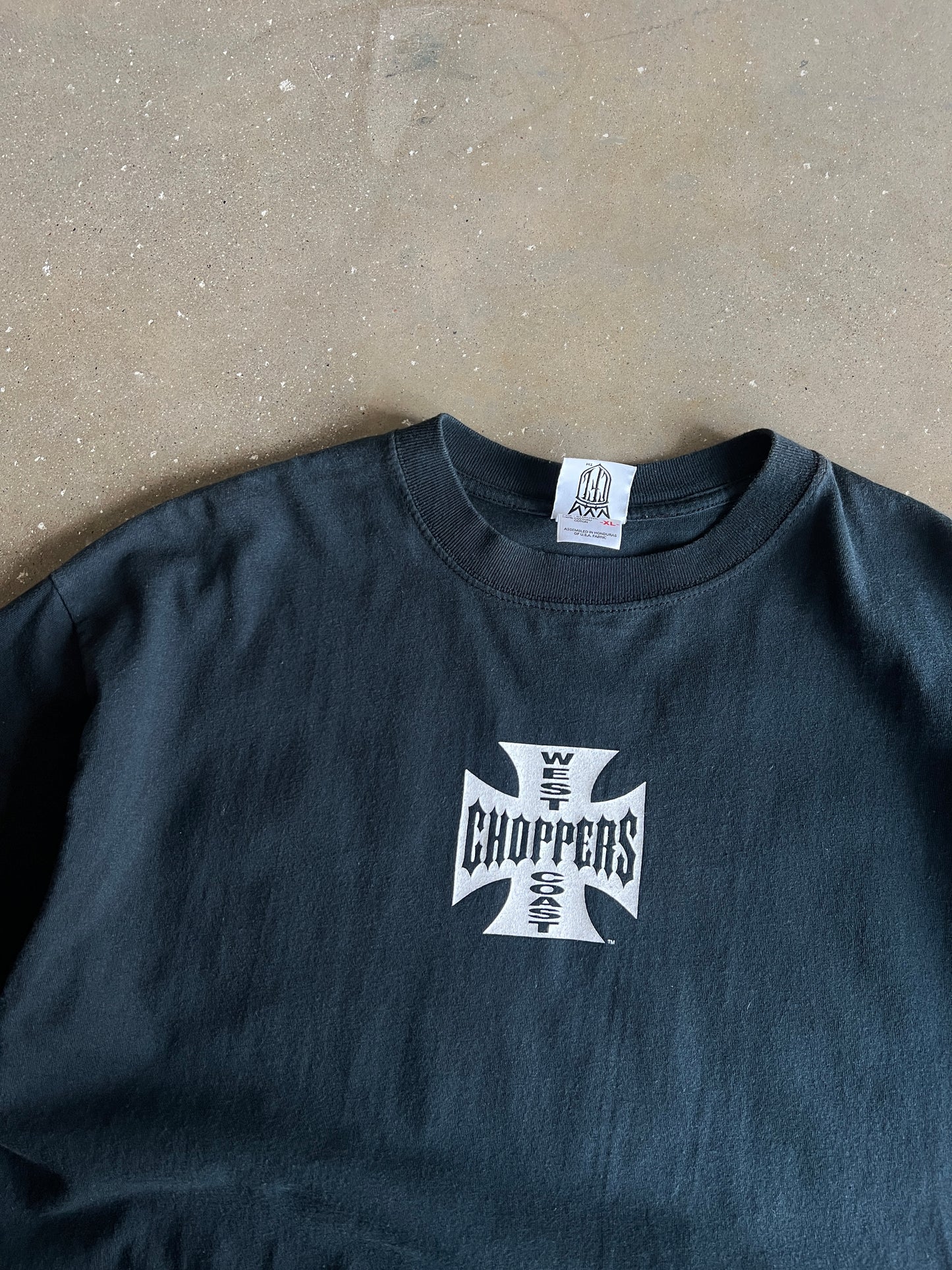 Vintage Black Wast Coast Choppers Shirt - XL