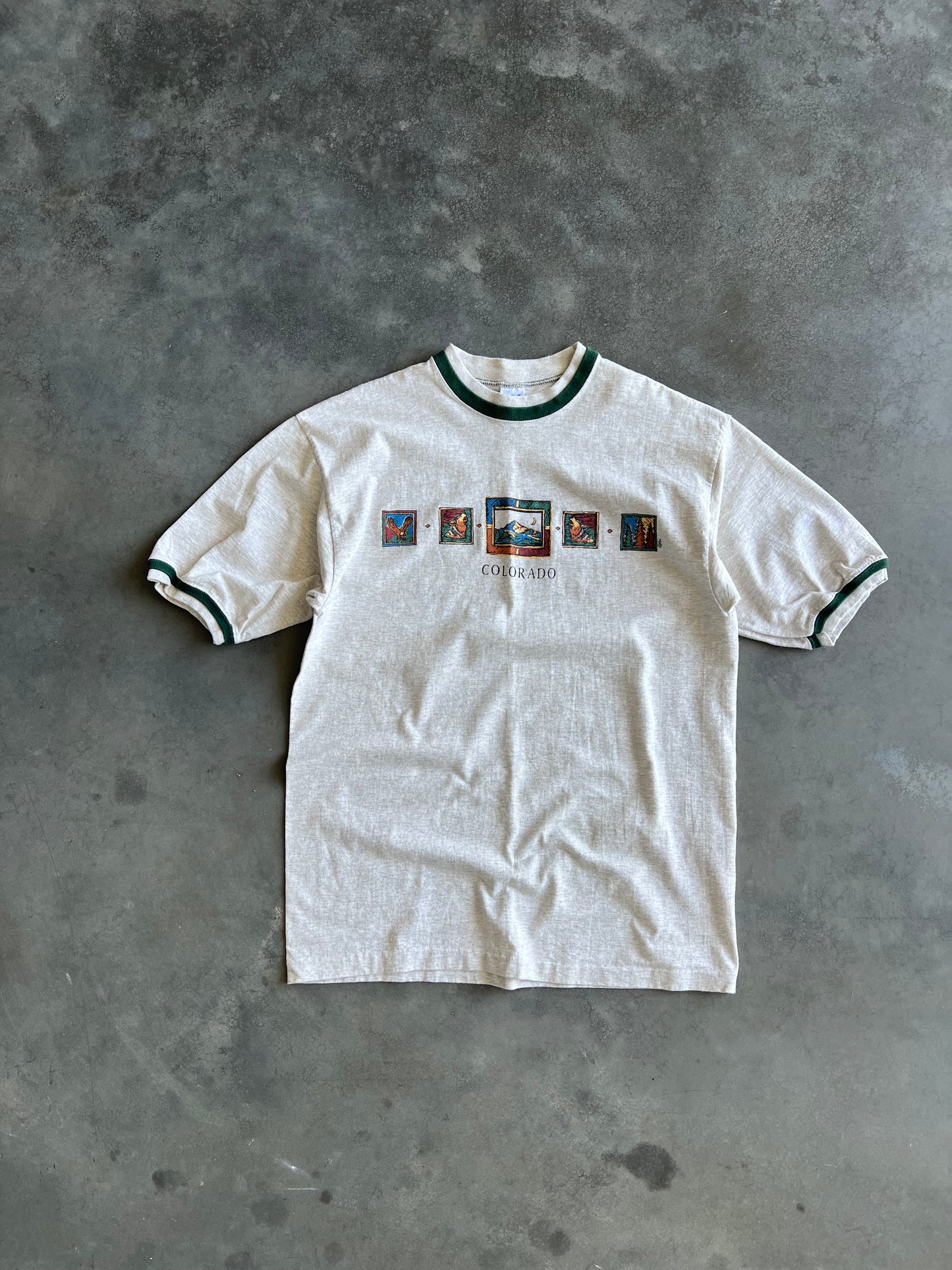 Vintage White Colorado Nature Shirt - L