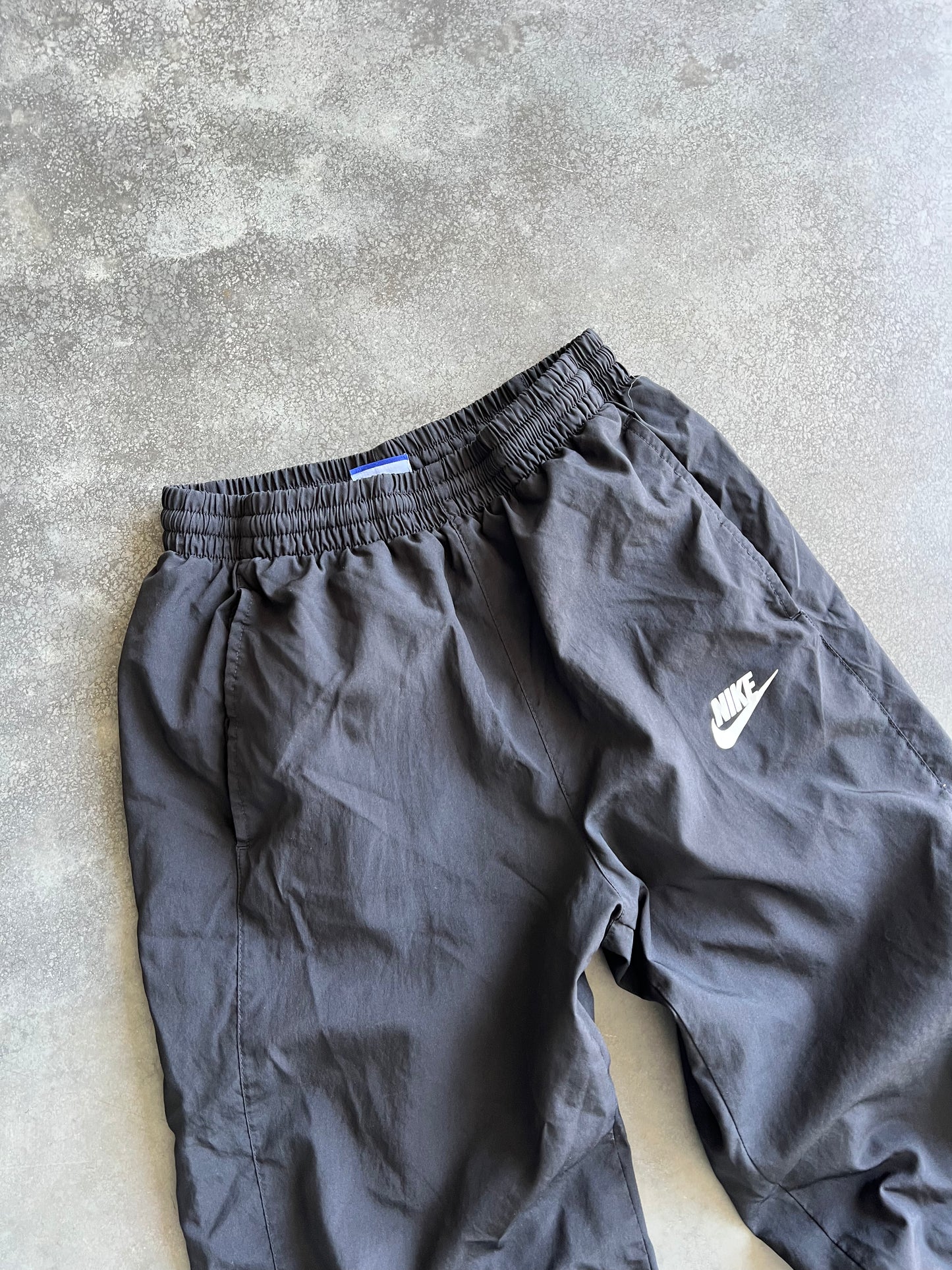 Vintage Black Nike Swoosh Track Pants - XS