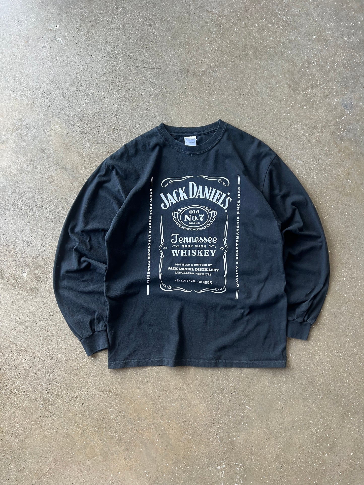 Vintage Jack Daniel's Whiskey Long Sleeve Shirt - XL