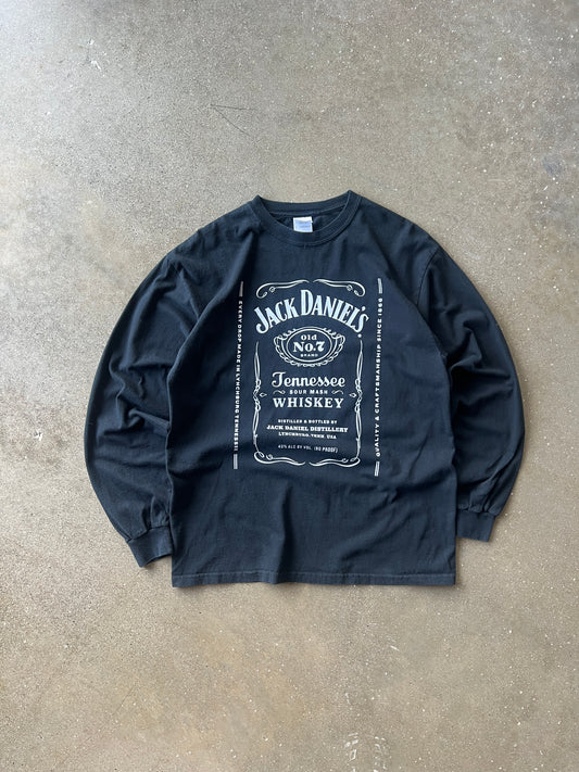 Vintage Jack Daniel's Whiskey Long Sleeve Shirt - XL