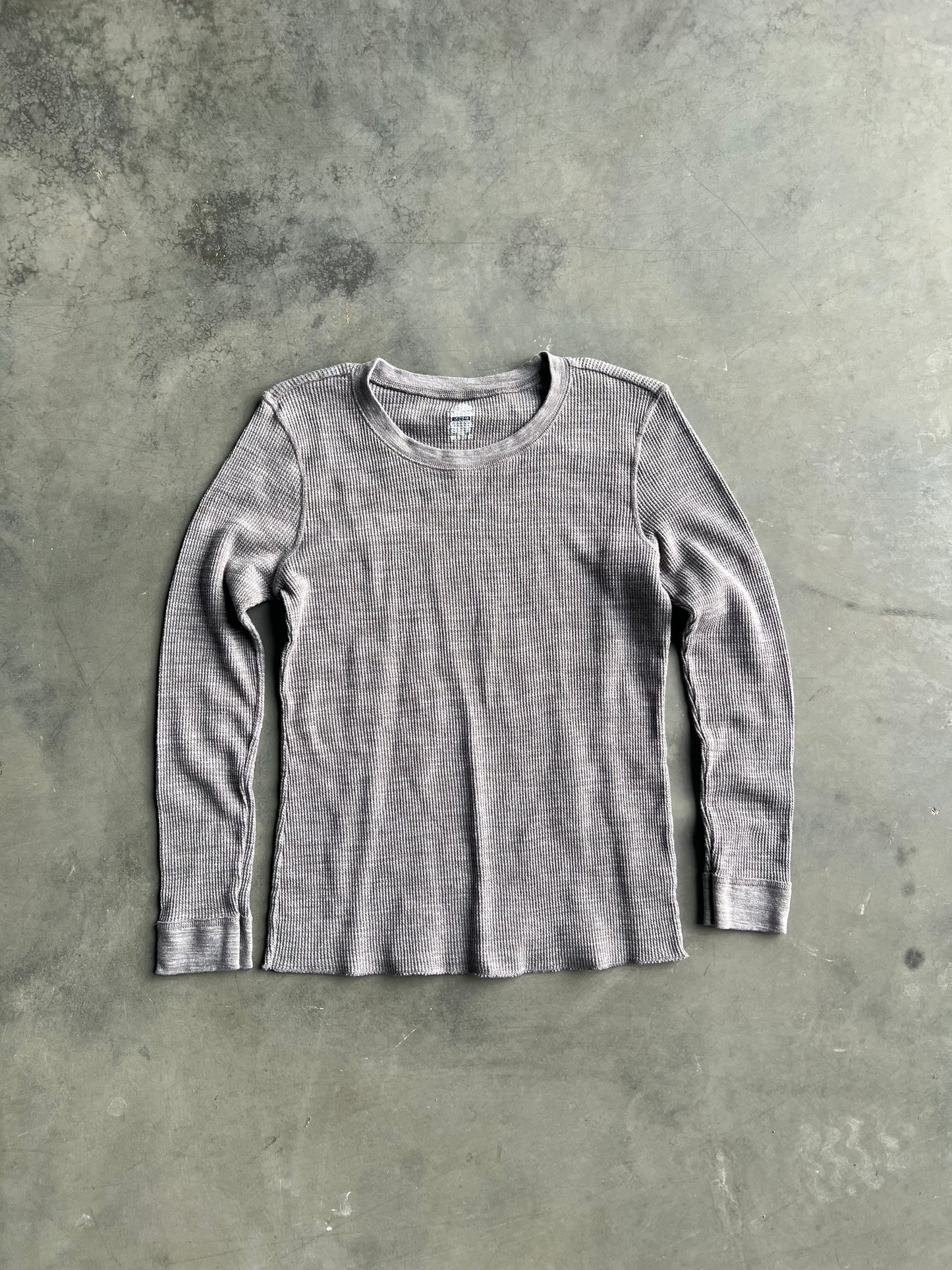 Vintage Grey Fruit of The Loom Thermal - L