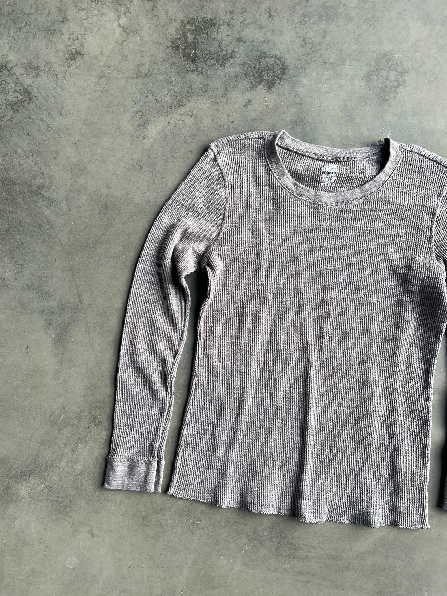 Vintage Grey Fruit of The Loom Thermal - L