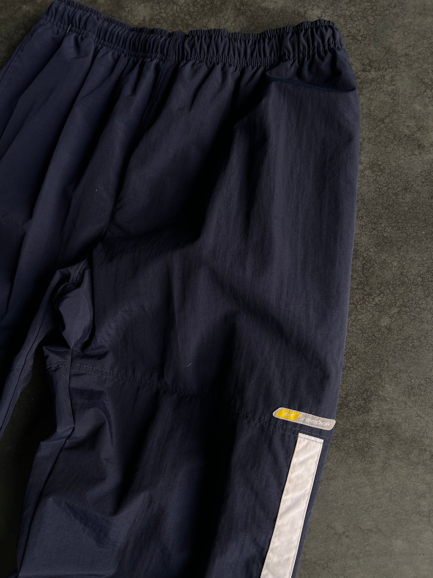 Vintage Navy Blue Reebok Track Pants - L