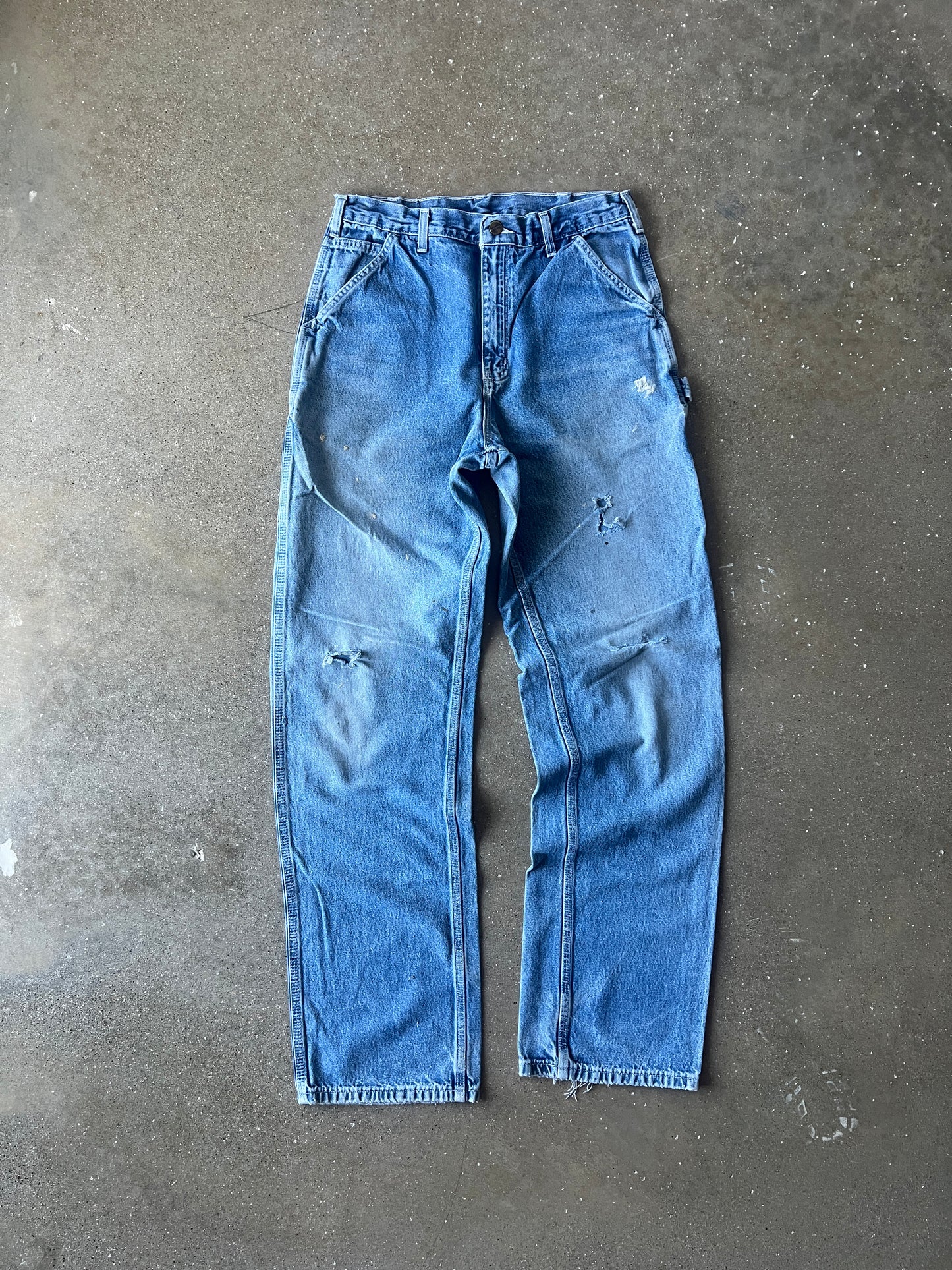 Vintage Distressed Dungaree Fit Carhartt Jeans - 32 x 36