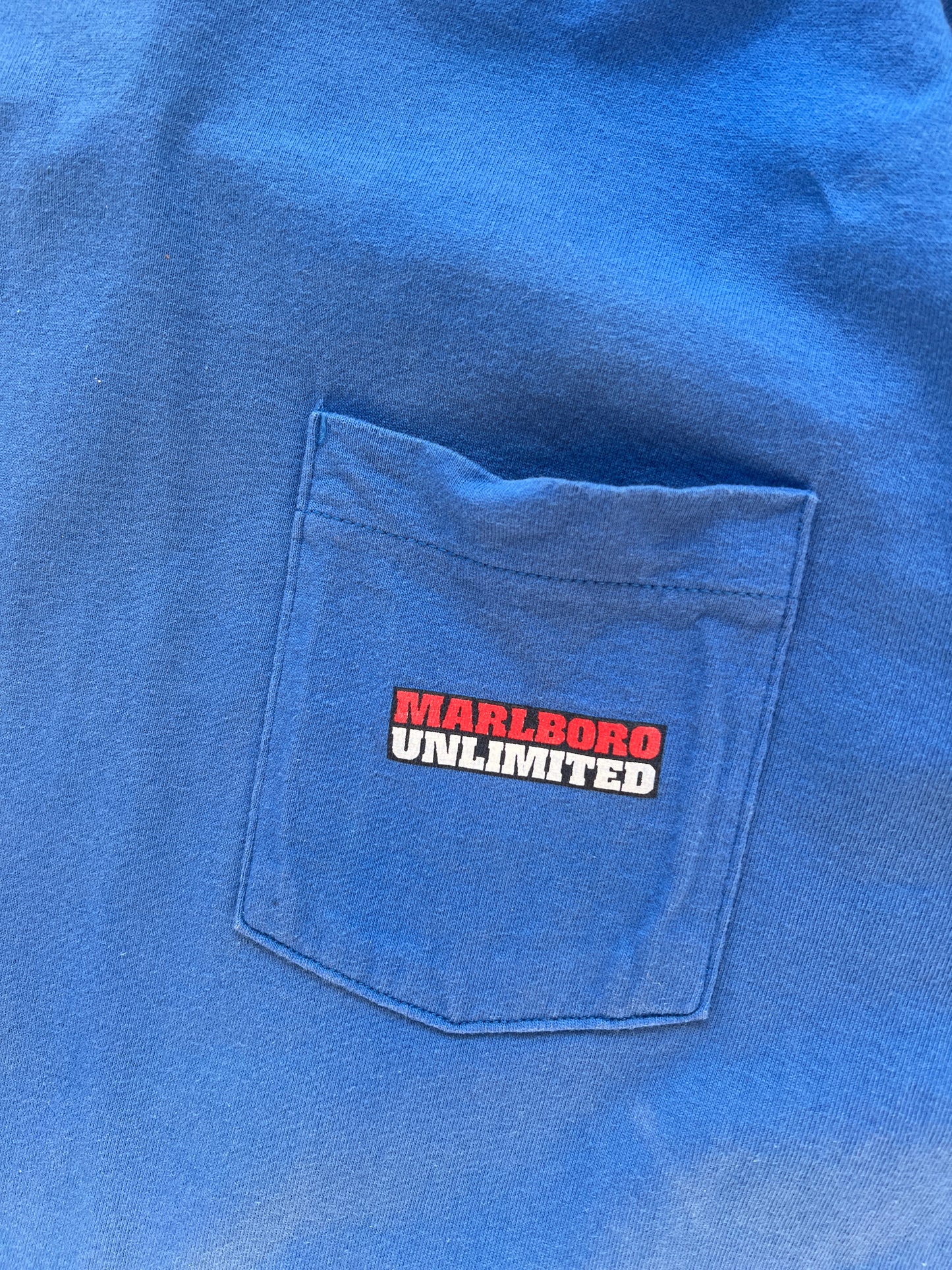 Vintage Blue Marlboro Unlimited Shirt - XL