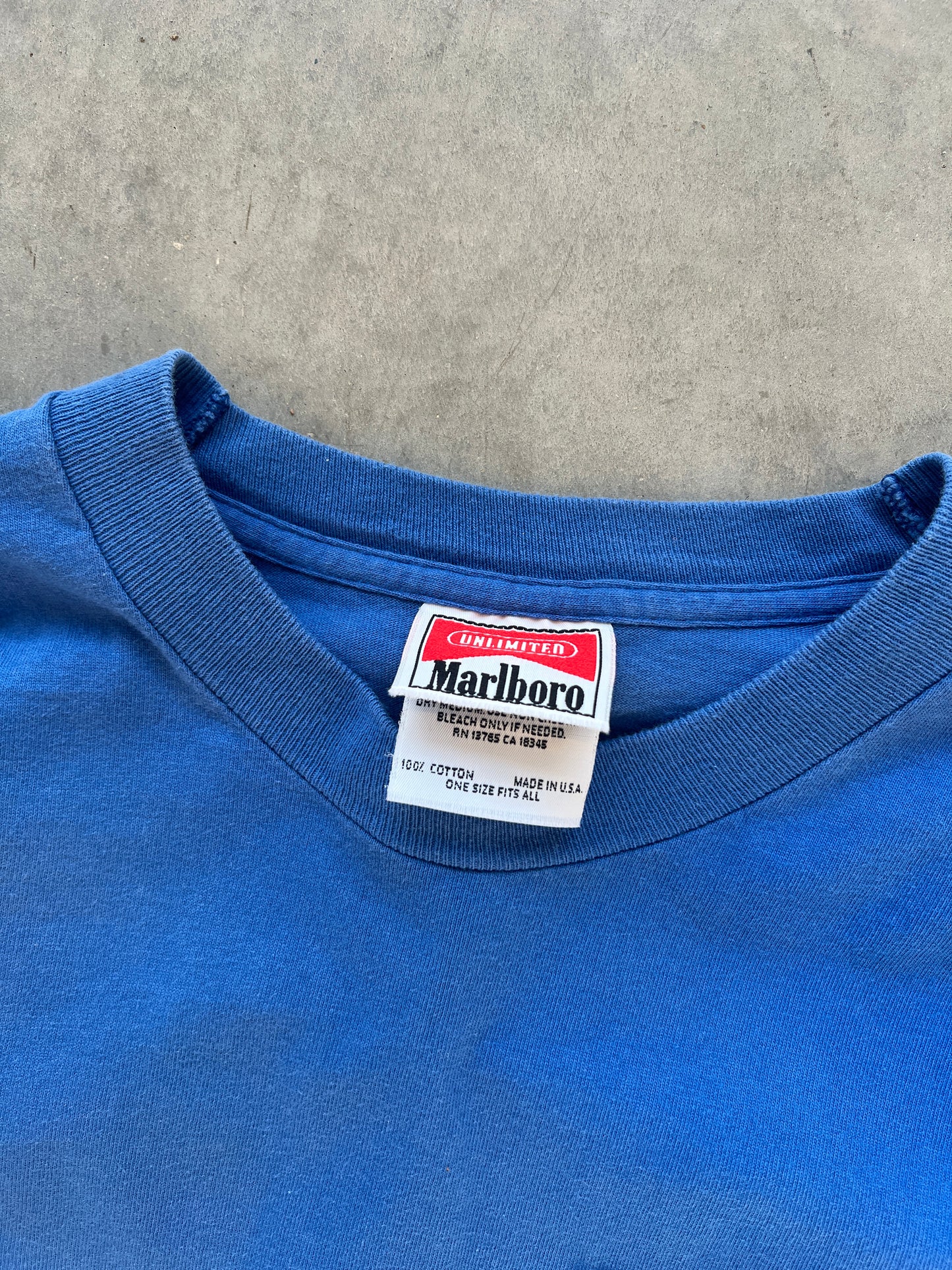 Vintage Blue Marlboro Unlimited Shirt - XL