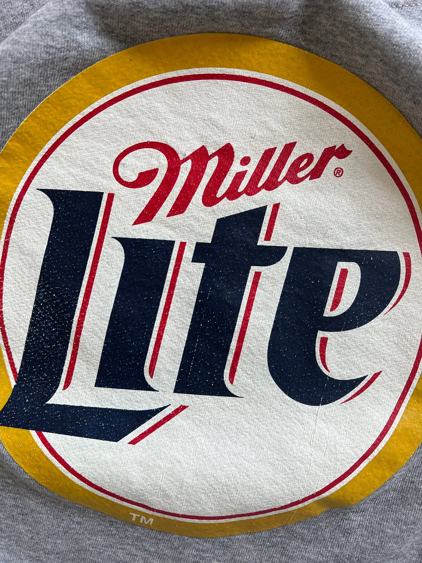 Vintage Grey Miller Lite Crew - XL