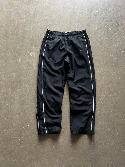 Vintage Black Nike Swoosh Track Pants - S