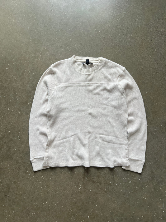 Vintage White Old Navy Thermal Shirt - L