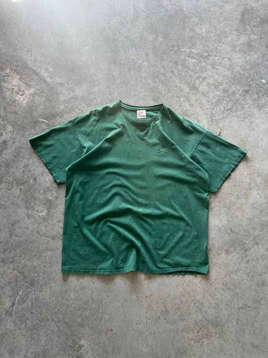 Vintage Forest Green Nike Shirt - XL