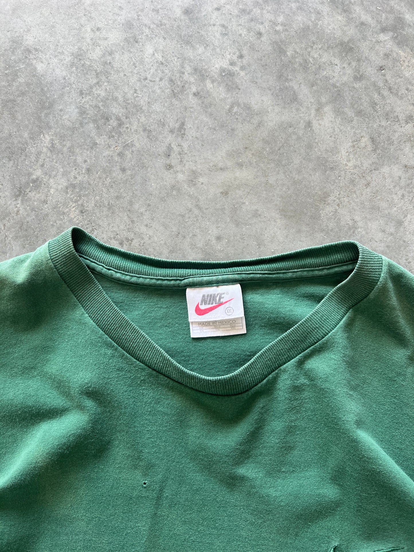 Vintage Forest Green Nike Shirt - XL