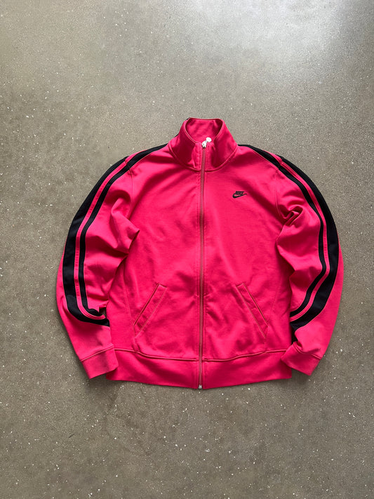 Vintage Pink Nike Zip Up Jacket - L