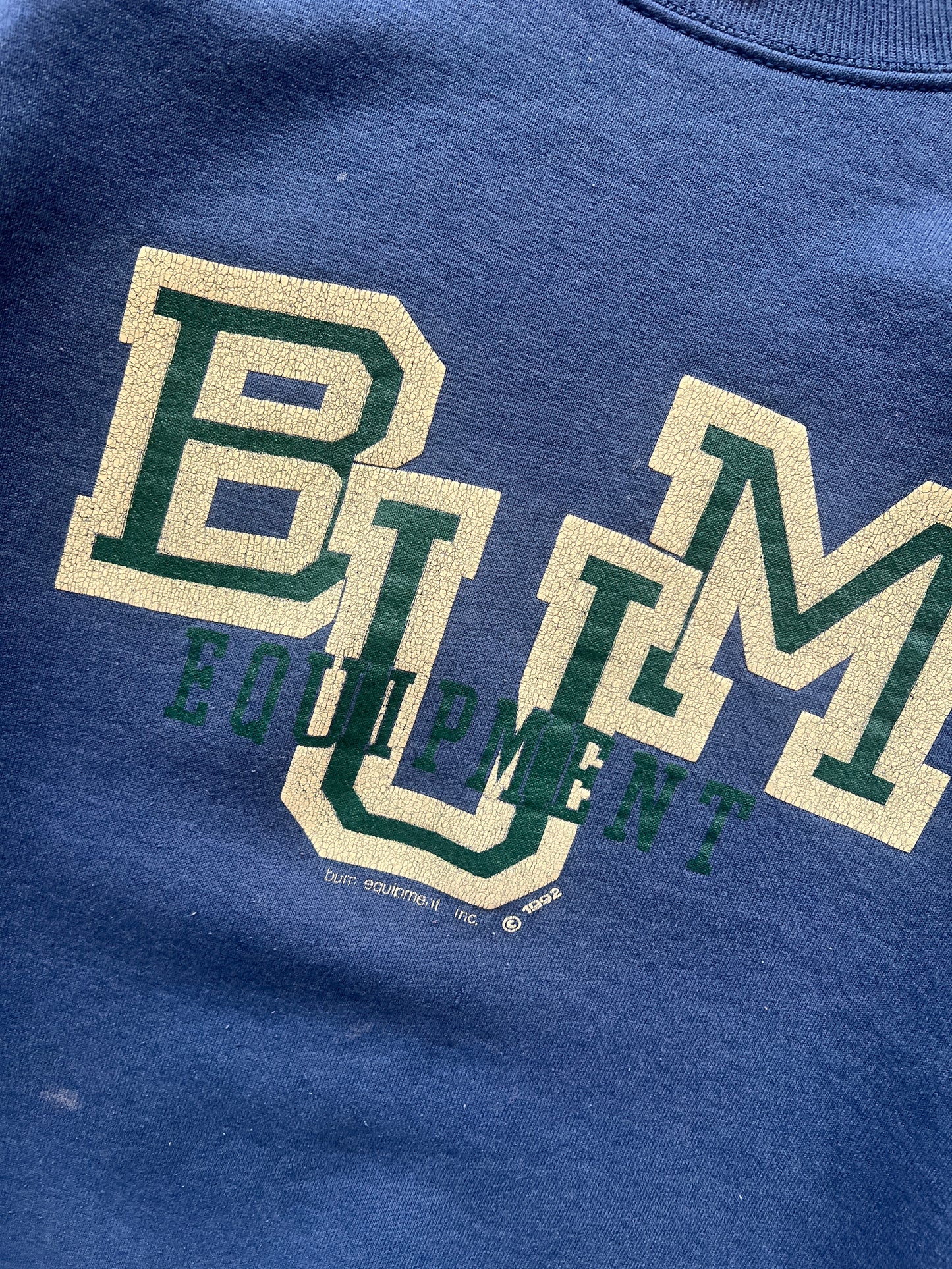 Vintage Blue Bum Equipment Crew - M/L