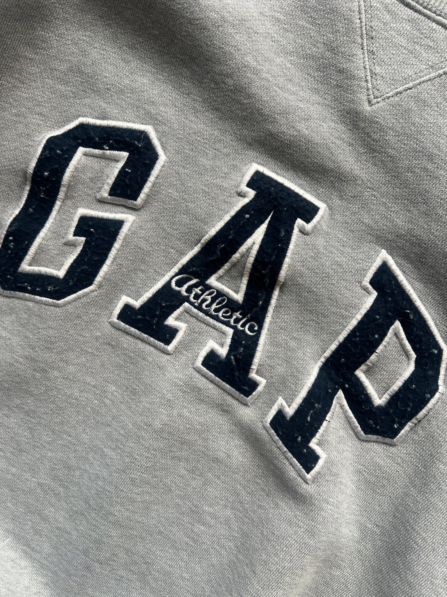 Vintage Grey Gap Spellout Crew - XL/XXL