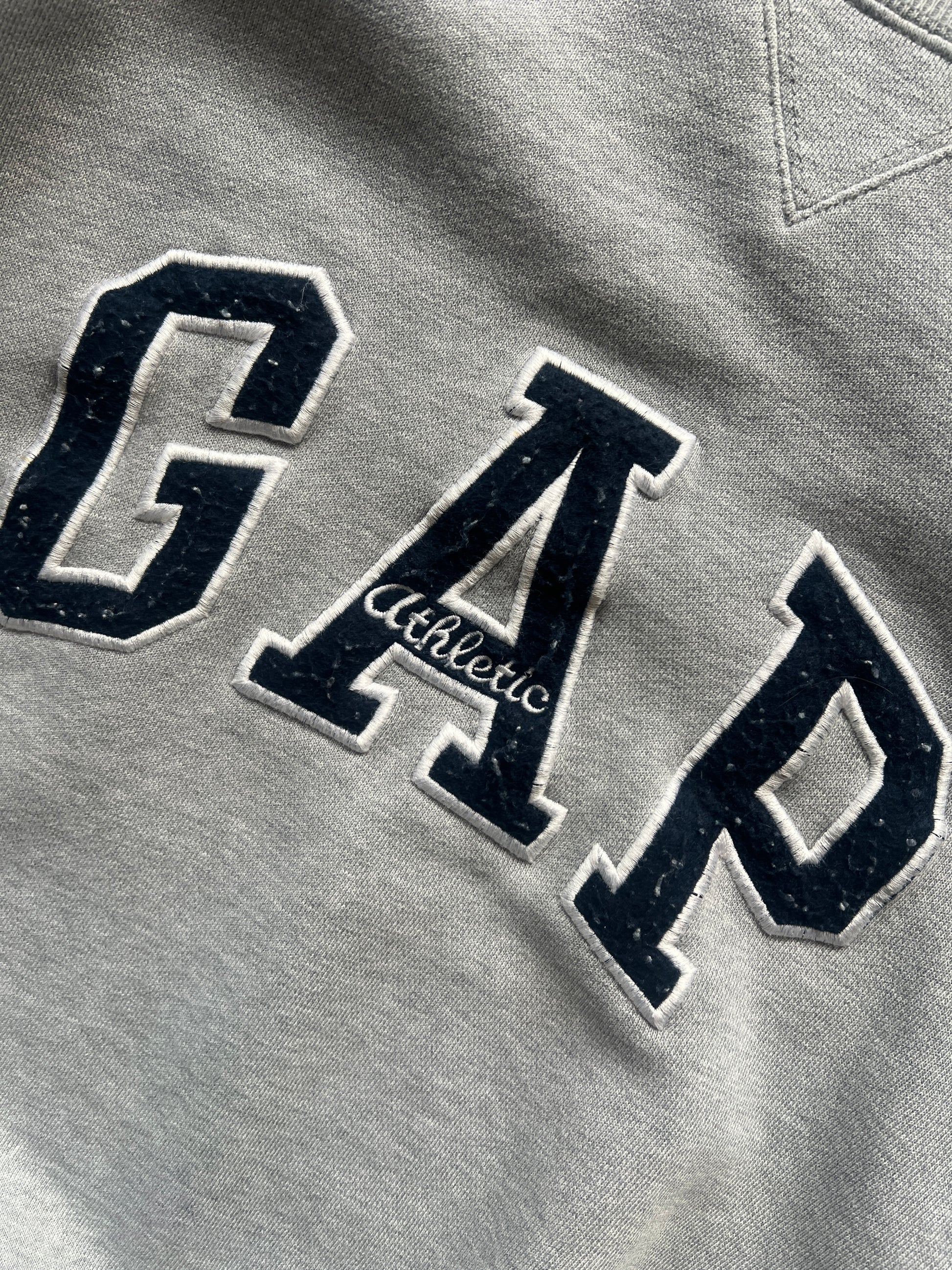 Vintage Grey Gap Spellout Crew - XL/XXL