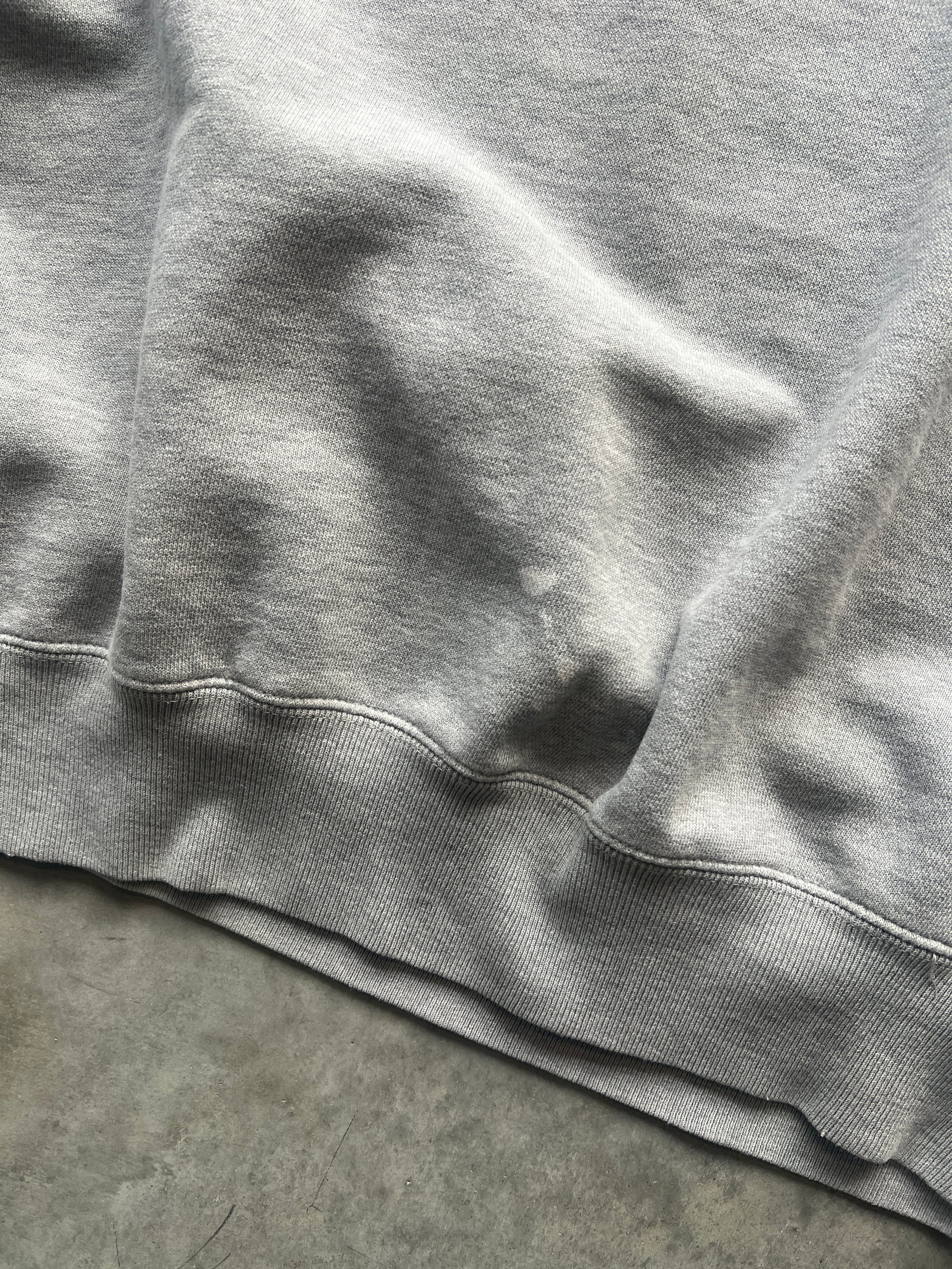 Vintage Grey Gap Spellout Crew - XL/XXL