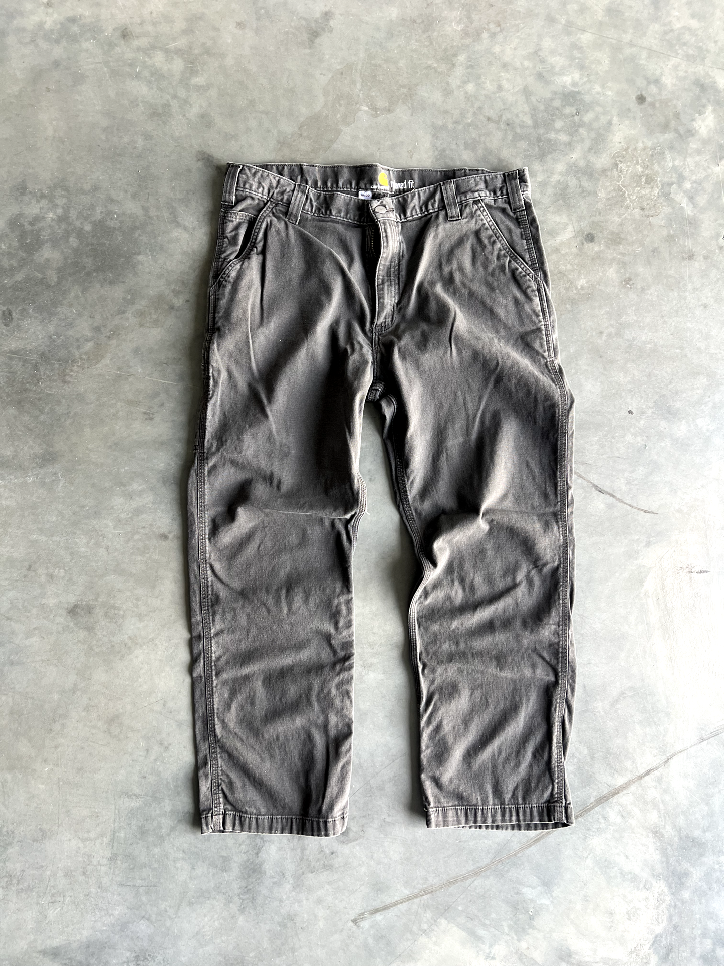 Vintage Grey Carhartt Pants - 38x30