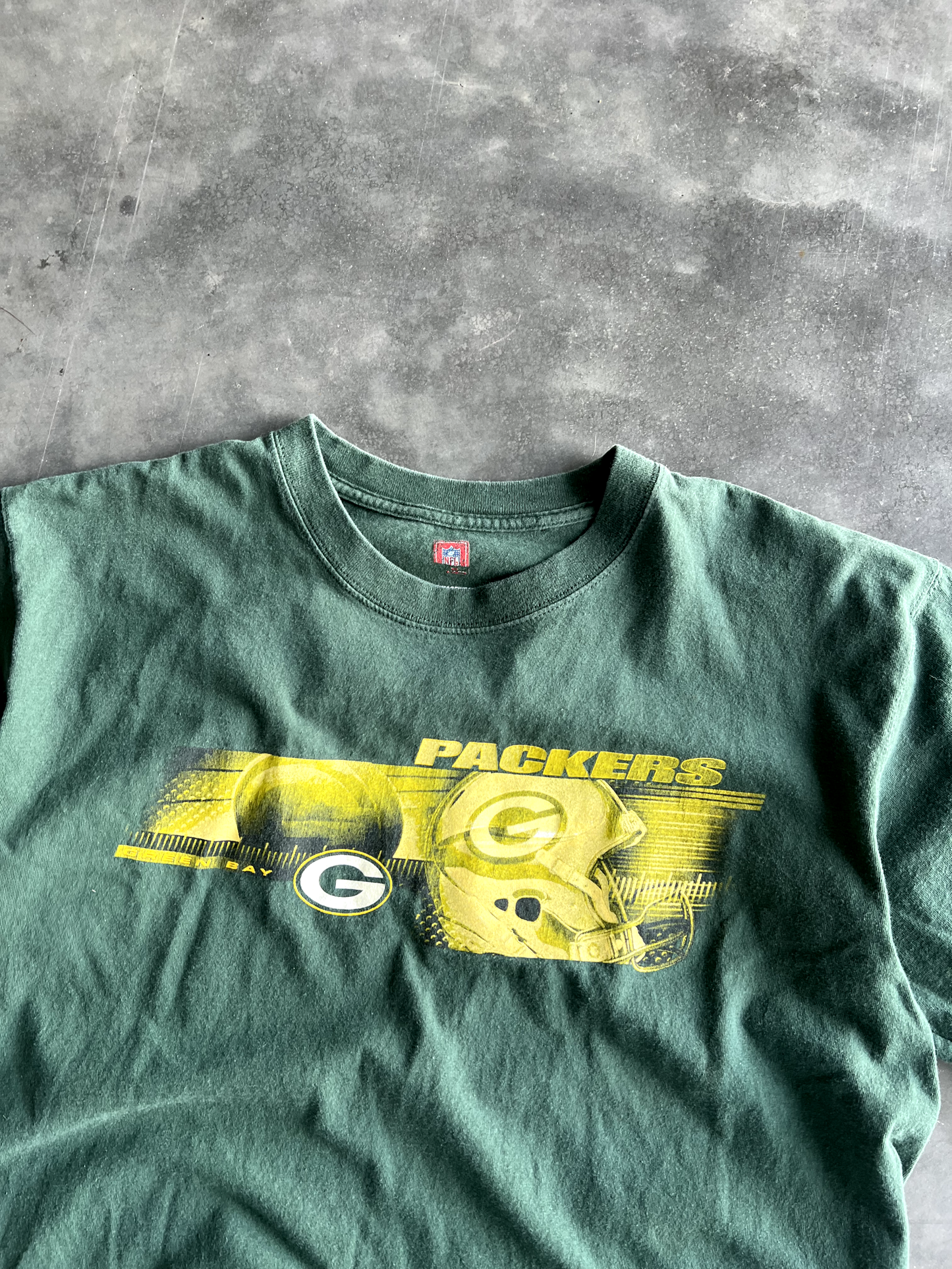 Vintage Green Bay Packers Tee- L