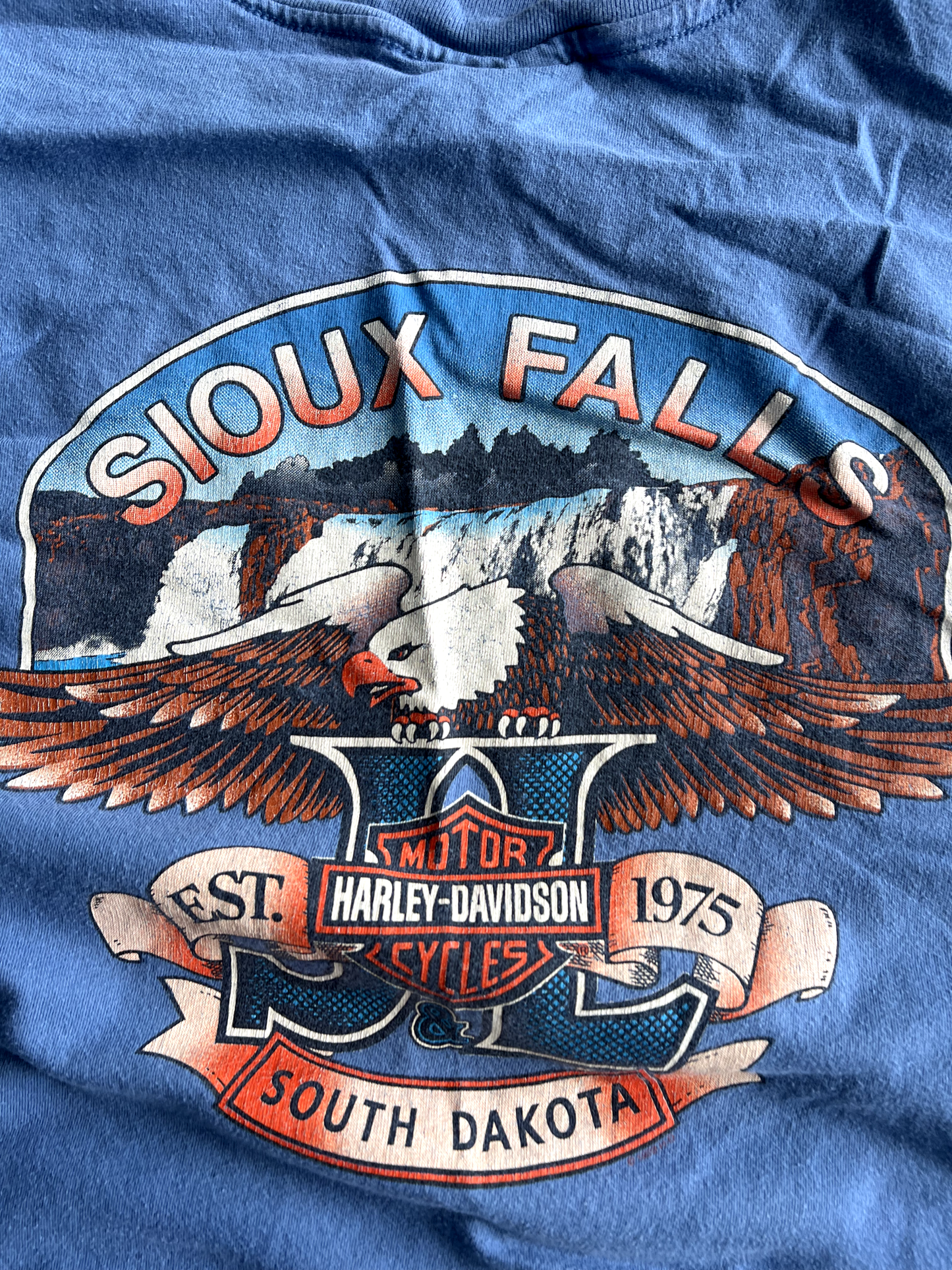 Vintage Blue Sturgis Tee - XL