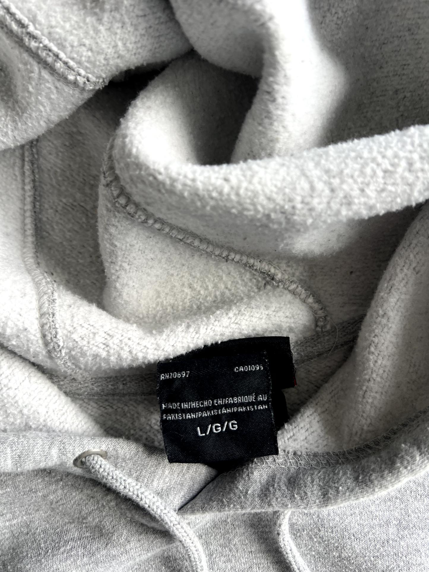 Vintage Grey Dickies Hoodie - L
