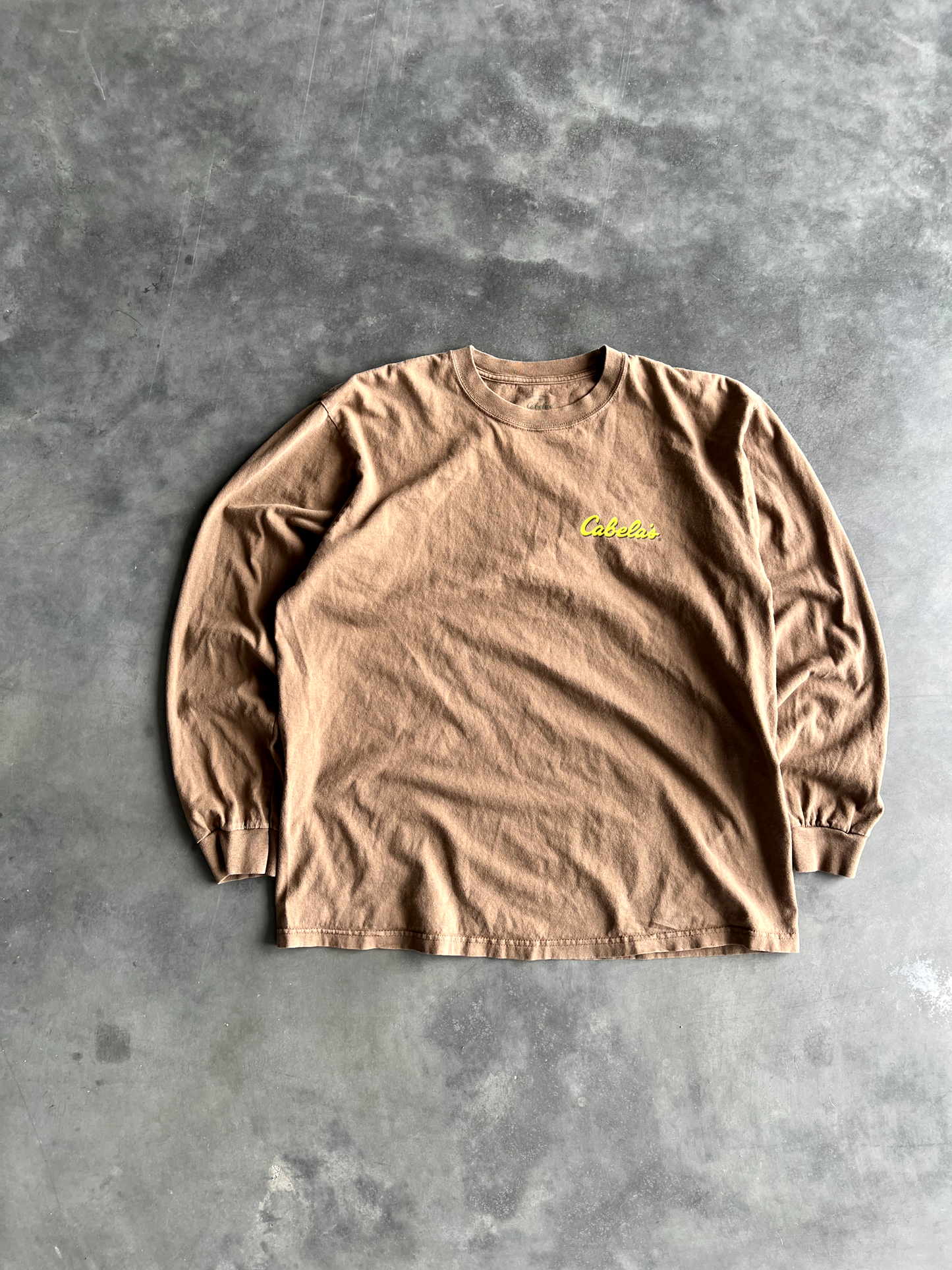 Vintage Tan Cabela's Long Sleeve - L
