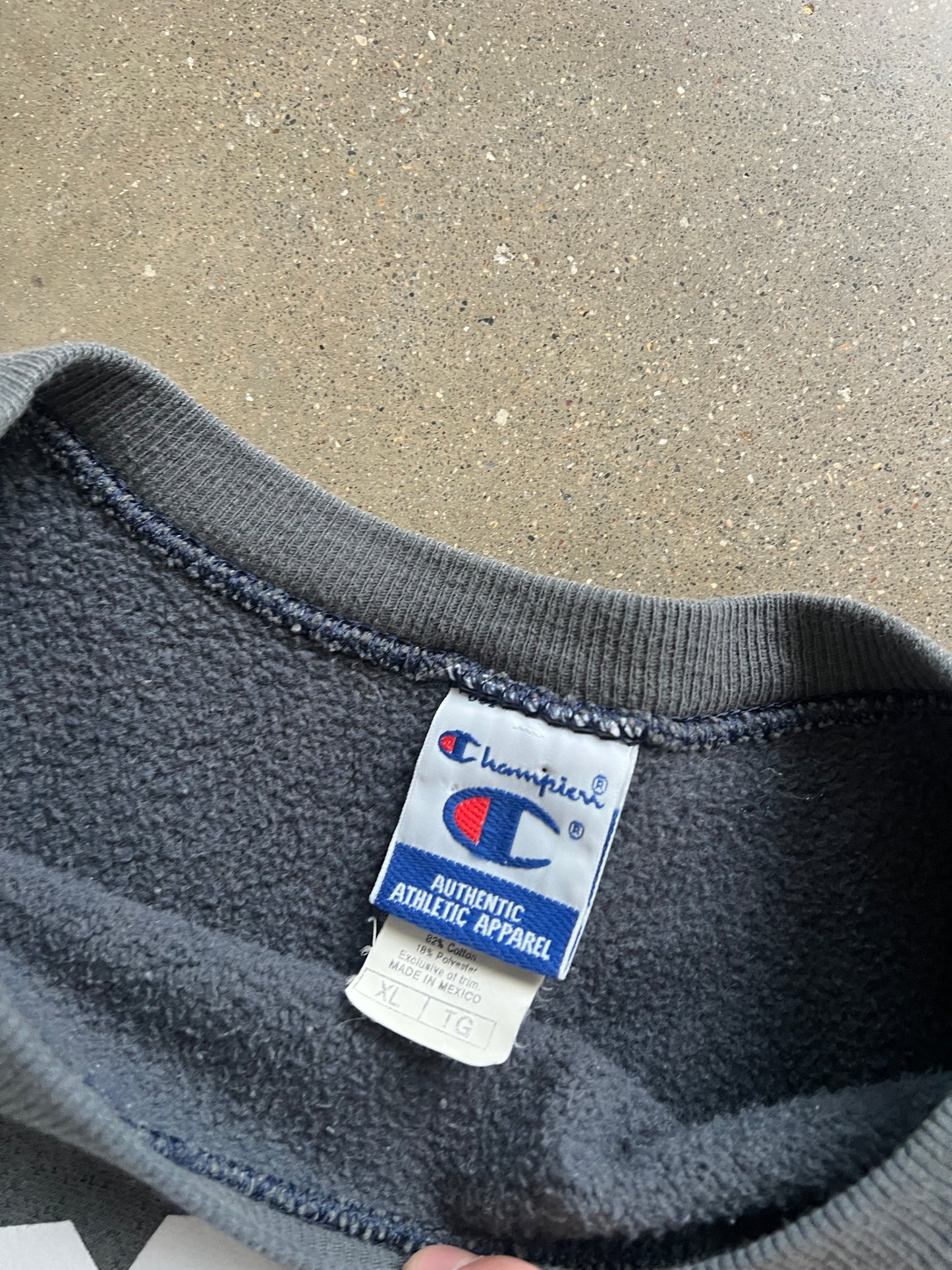 Vintage Grey Wisconsin Crew - XL