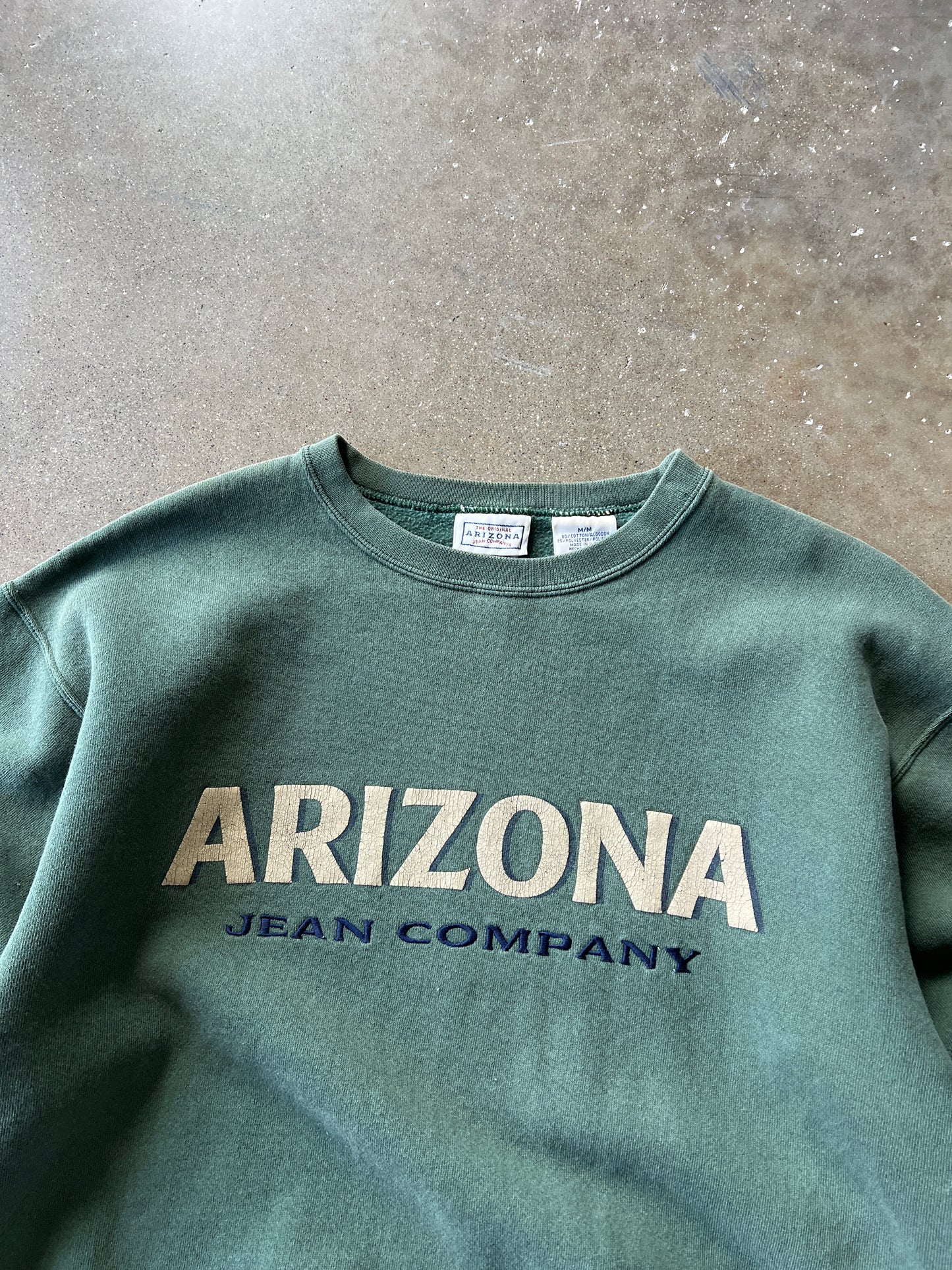Vintage Green Arizona Jean Company Crew Neck - M