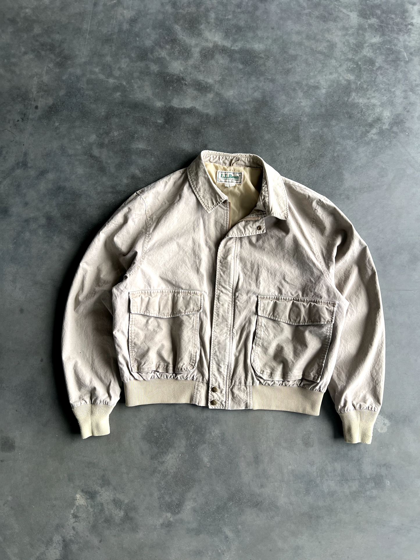 Vintage Cream Cargo Jacket - XL
