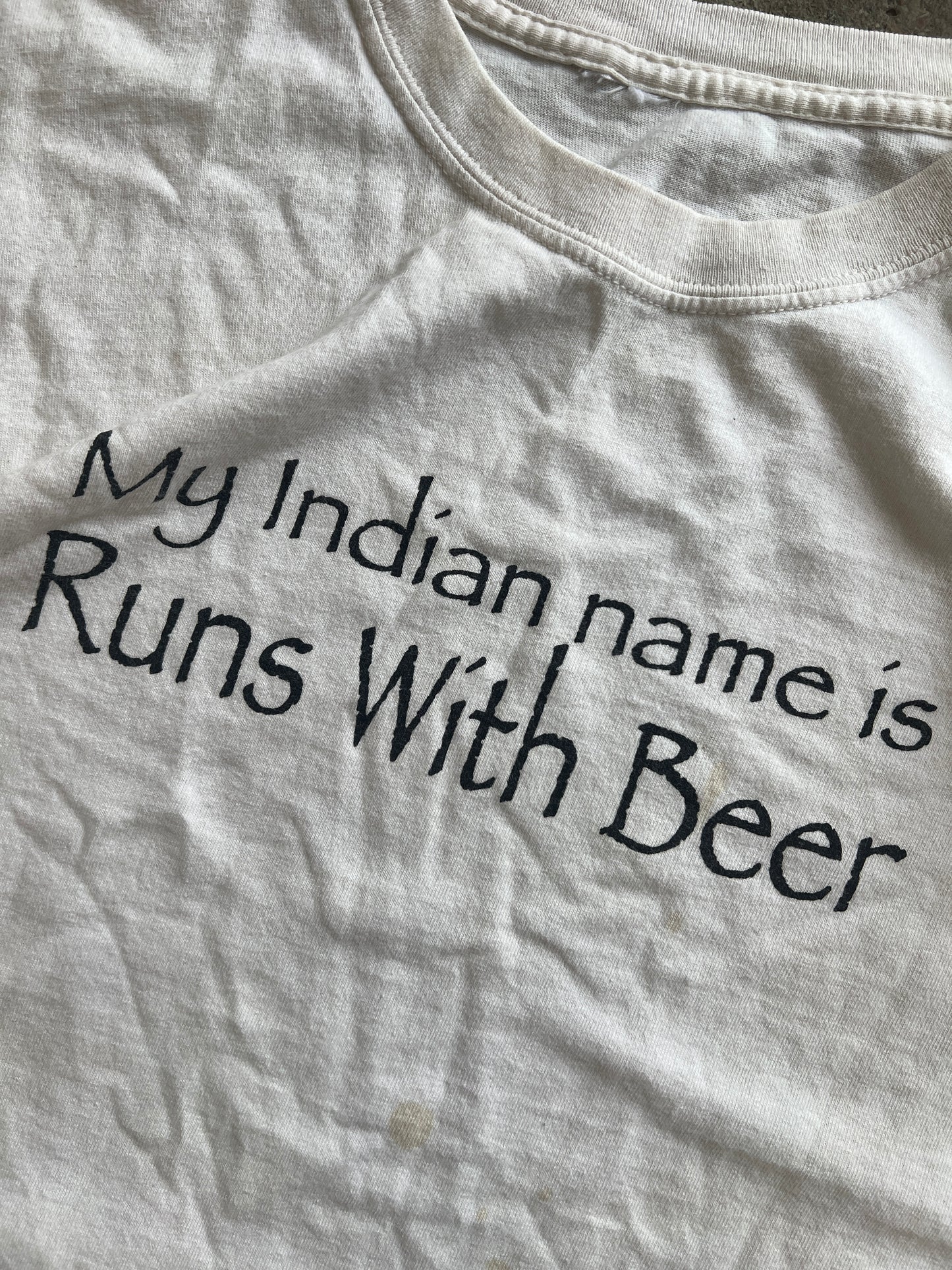 Vintage Indian Beer Shirt - XL