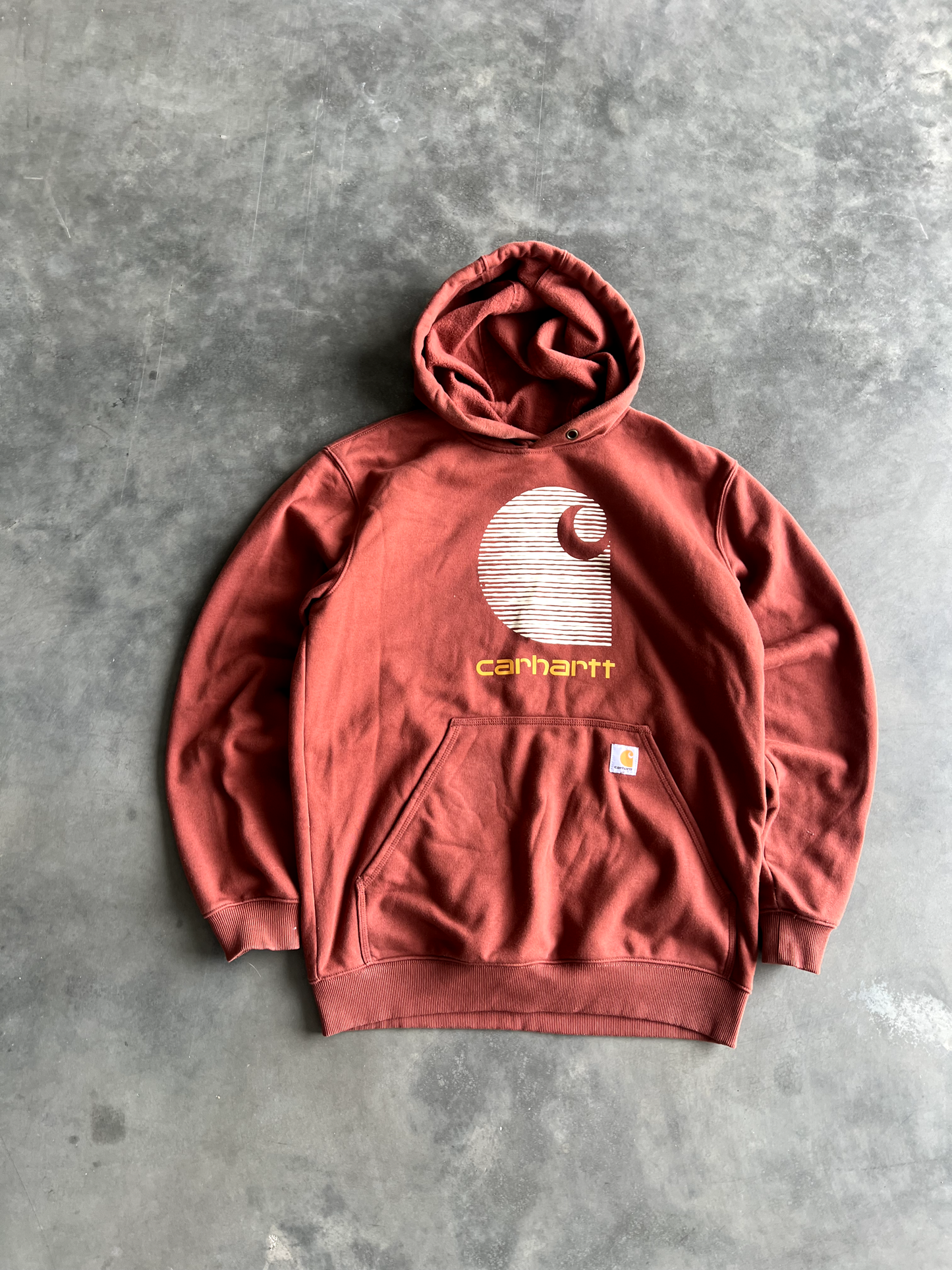 Vintage Red Carhartt Hoodie - M
