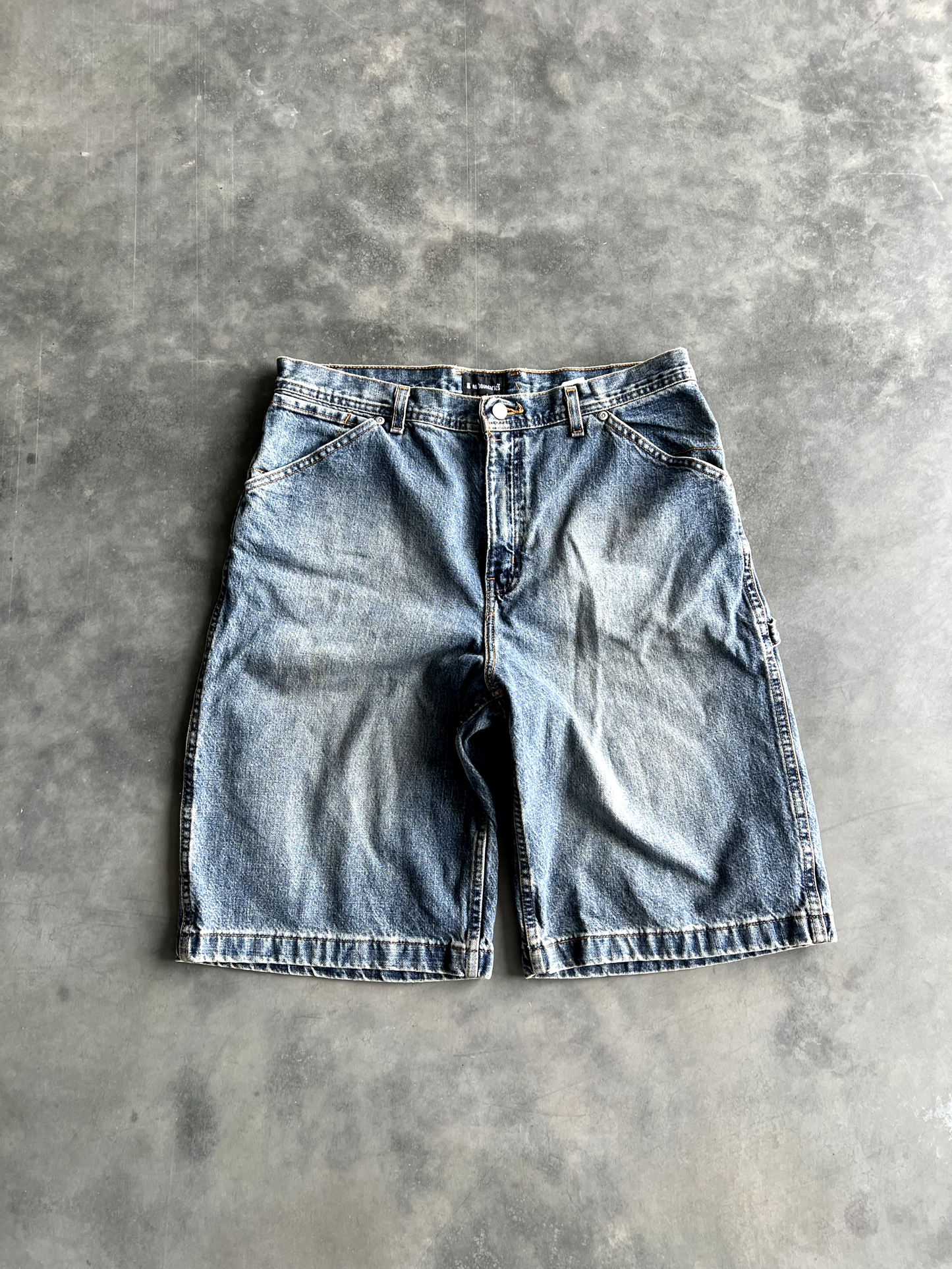 Vintage Denim Blue Shorts - 36