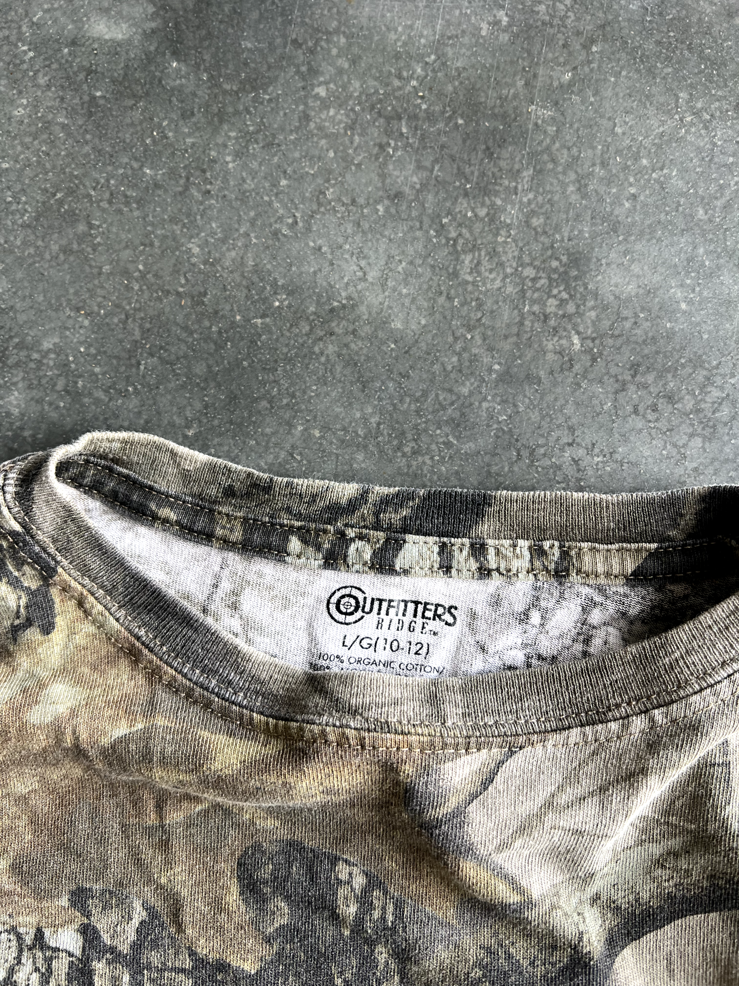 Vintage Camo Long Sleeve - L