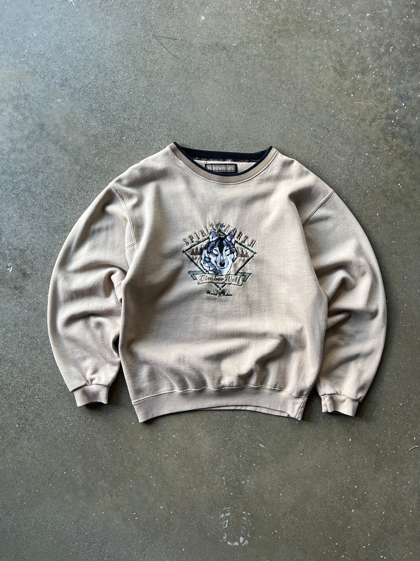 Vintage Timberwolf Crew Neck Sweater - M