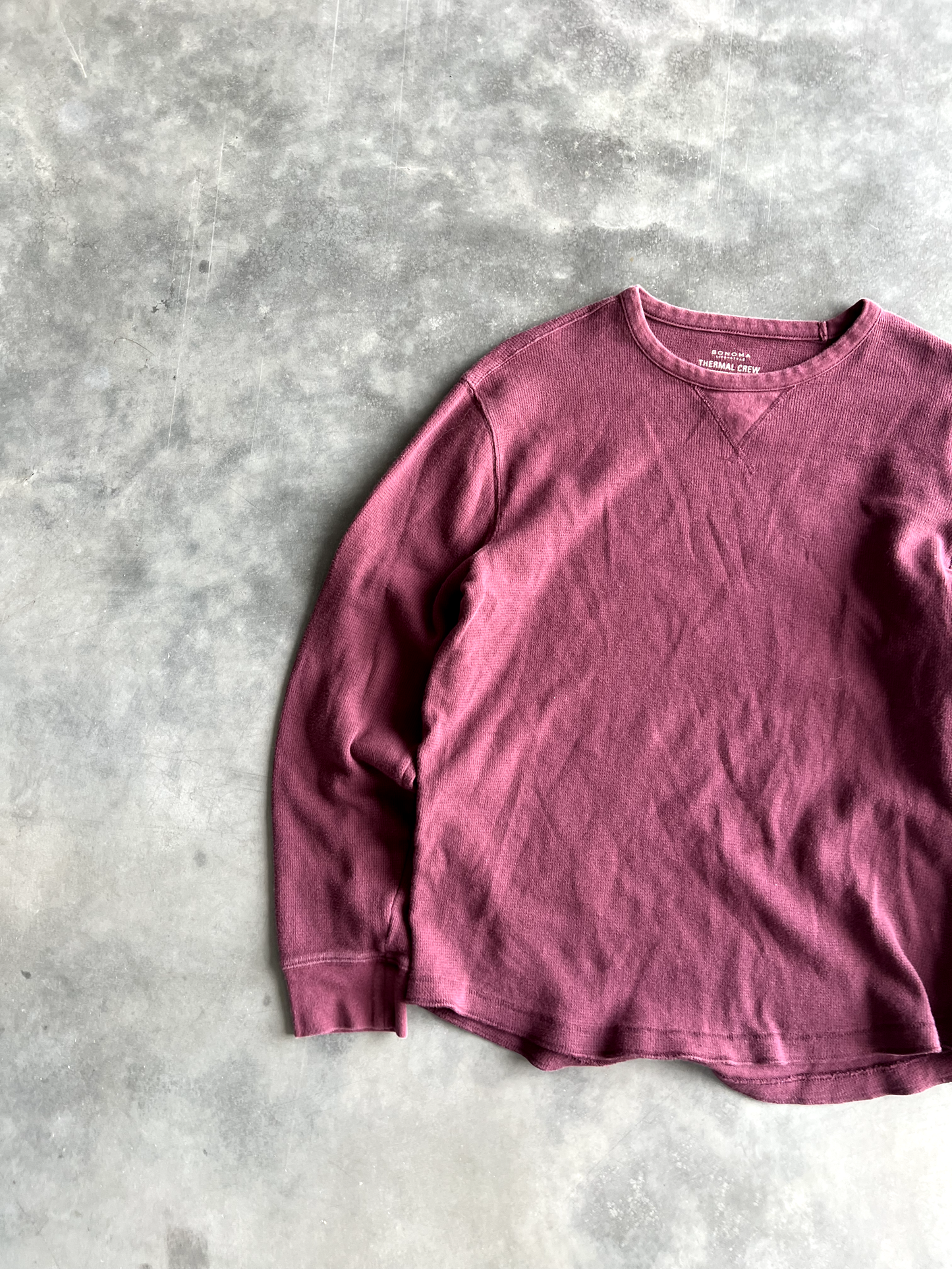 Vintage Maroon Long Sleeve - L