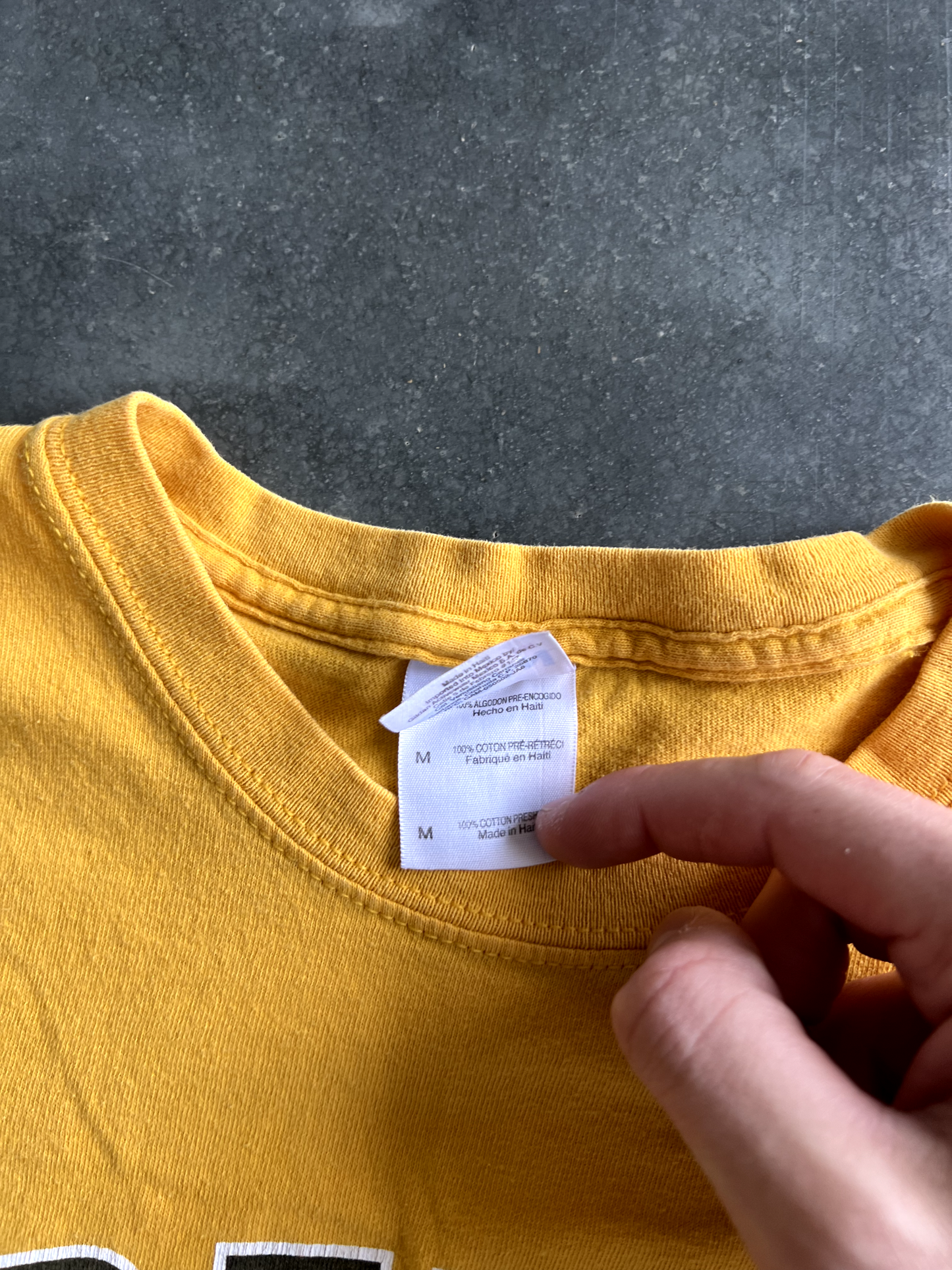 Vintage Yellow Iowa Tee - M