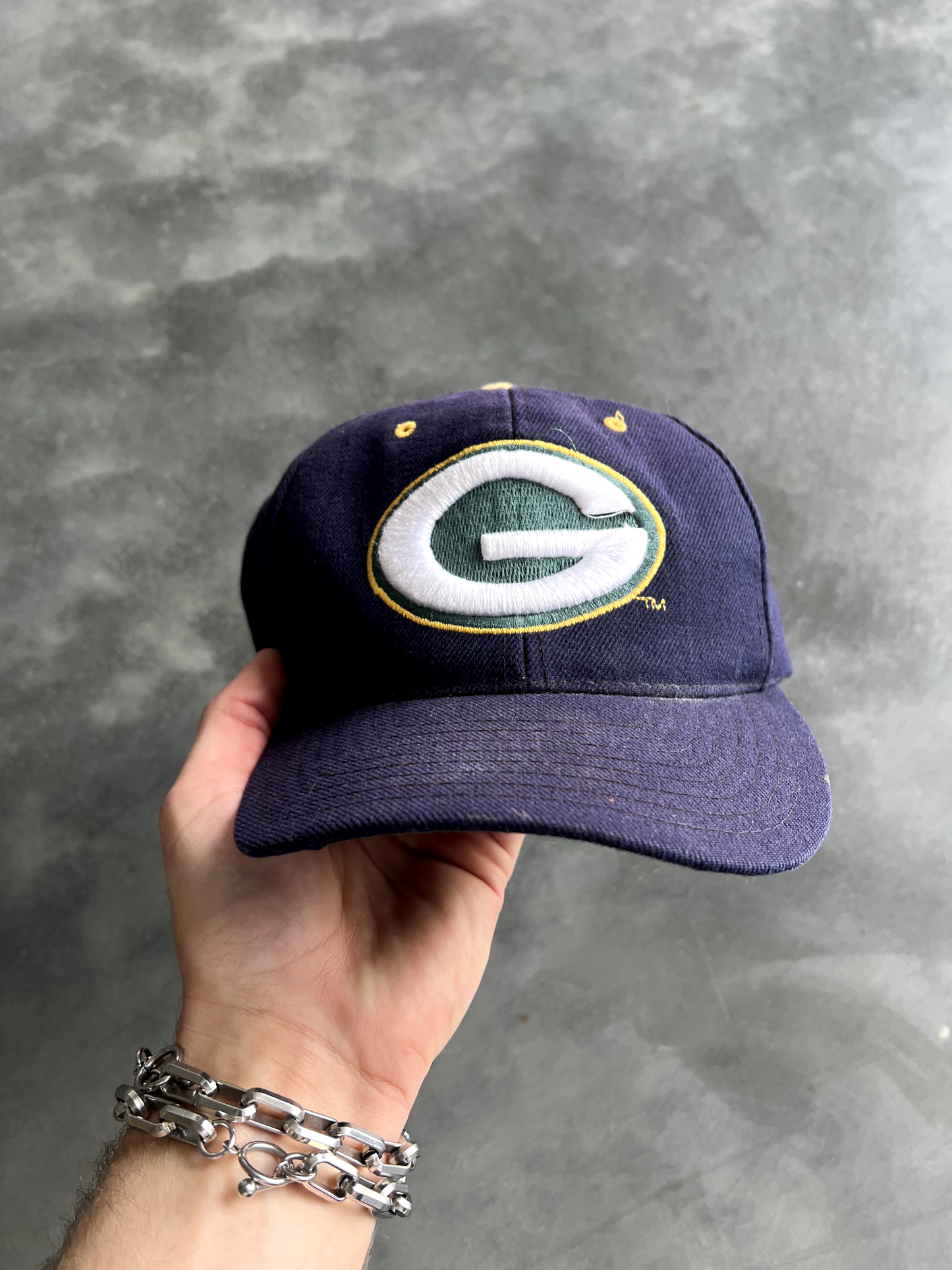 Vintage Green Bay Packers Snapback Hat - Adjustable