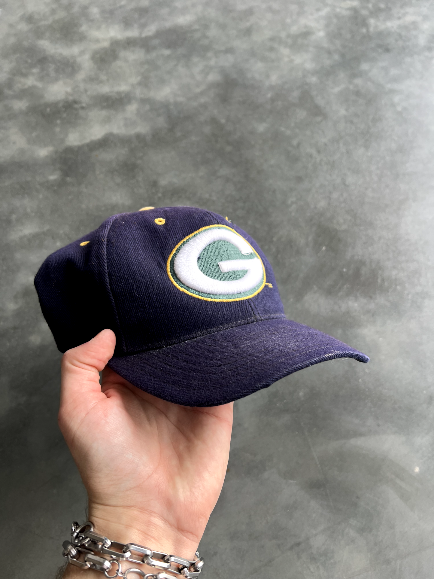 Vintage Green Bay Packers Snapback Hat - Adjustable