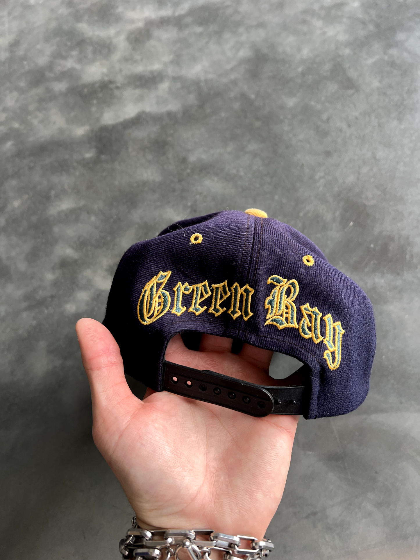 Vintage Green Bay Packers Snapback Hat - Adjustable