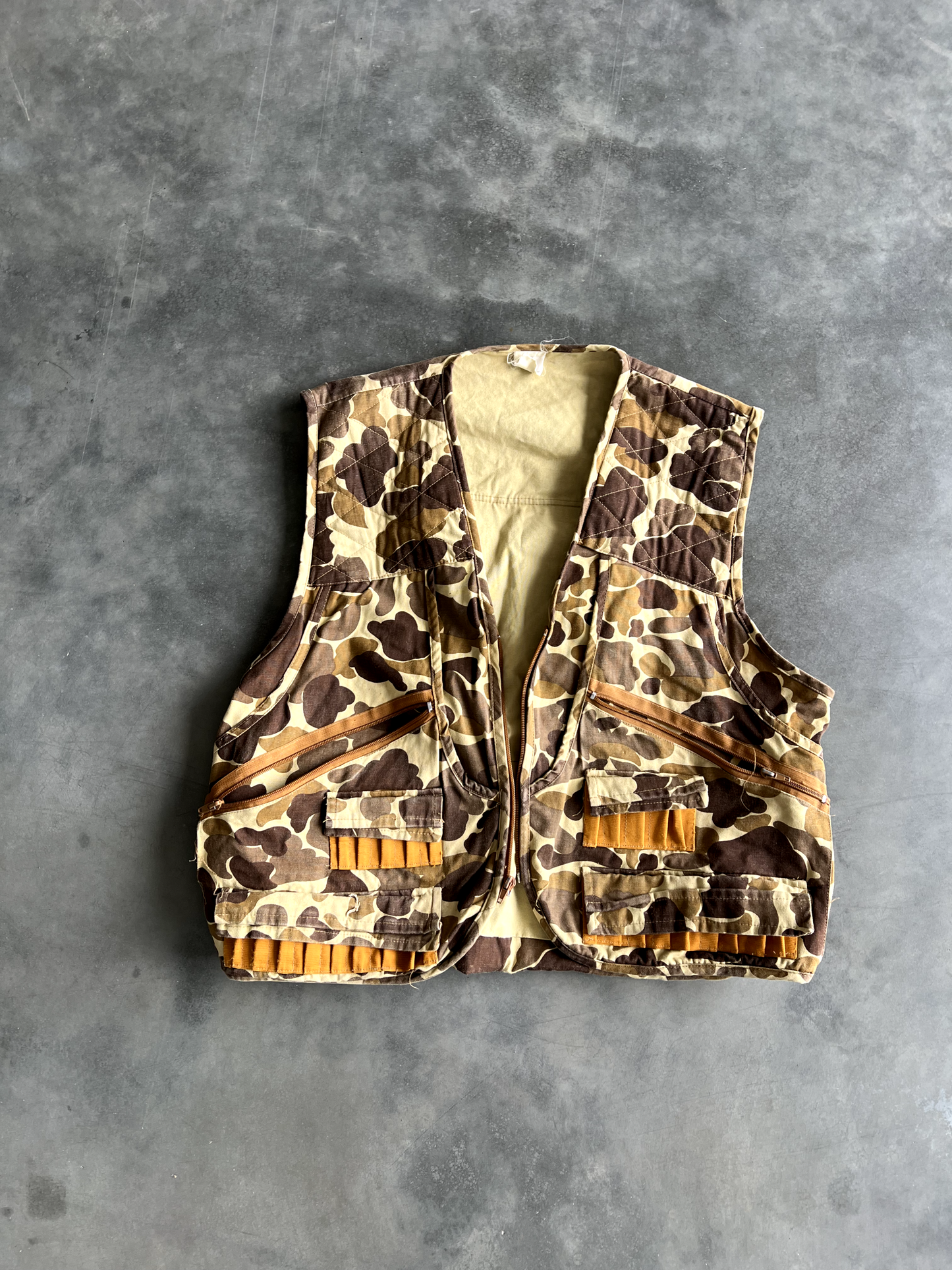 Vintage Camo Vest - L