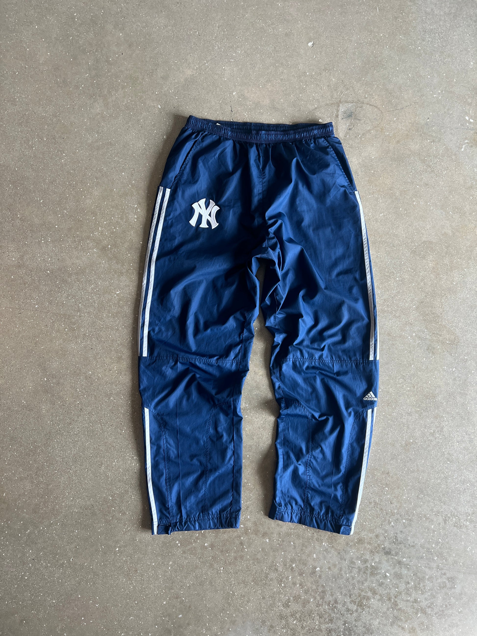 Vintage Navy Blue Yankees Track Pants - L
