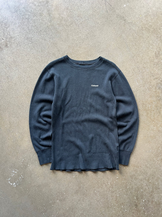 Vintage Faded Black Carhartt Thermal - M