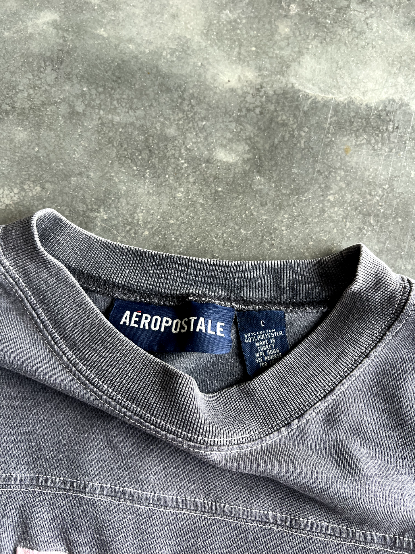 Vintage Grey Aeropostale Tee - L