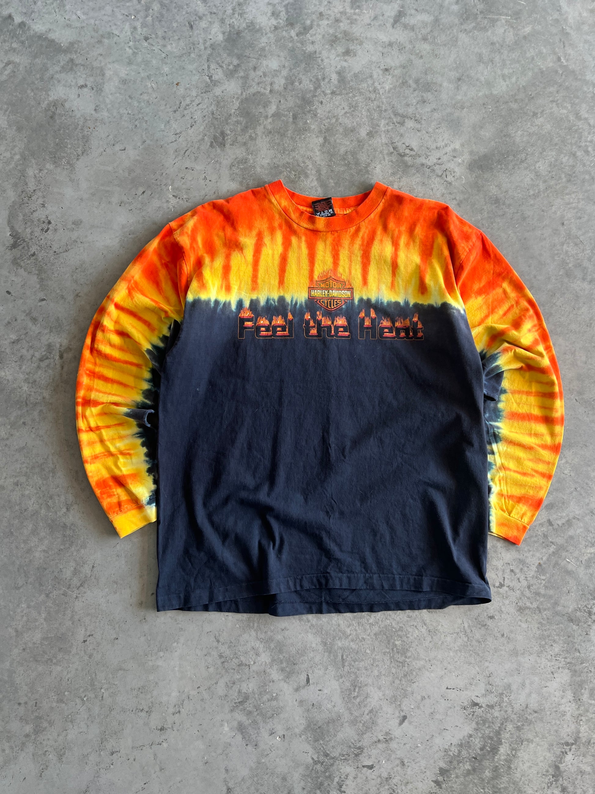 Vintage Feel The Heat Harley Davidson Shirt - XL