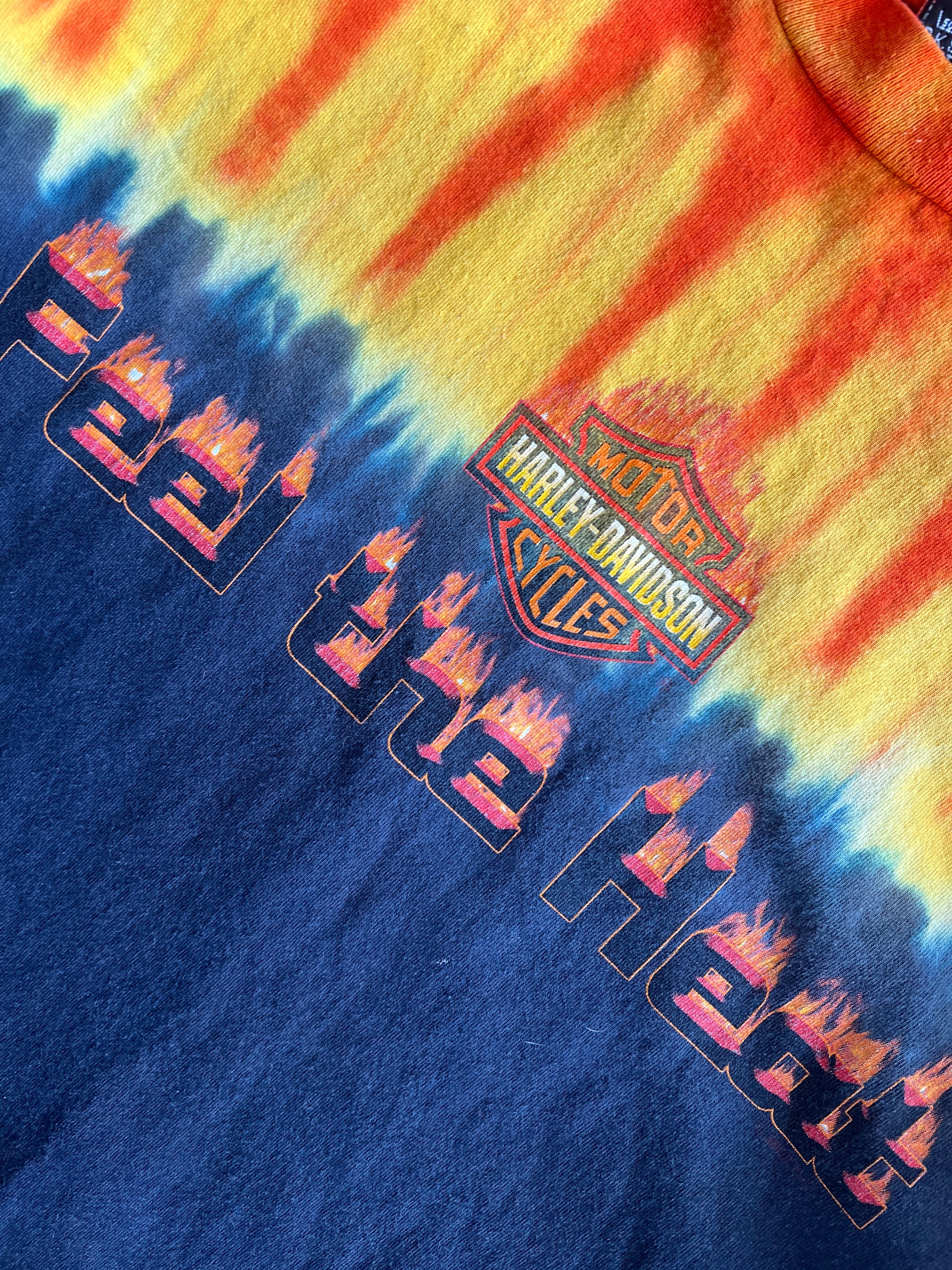 Vintage Feel The Heat Harley Davidson Shirt - XL