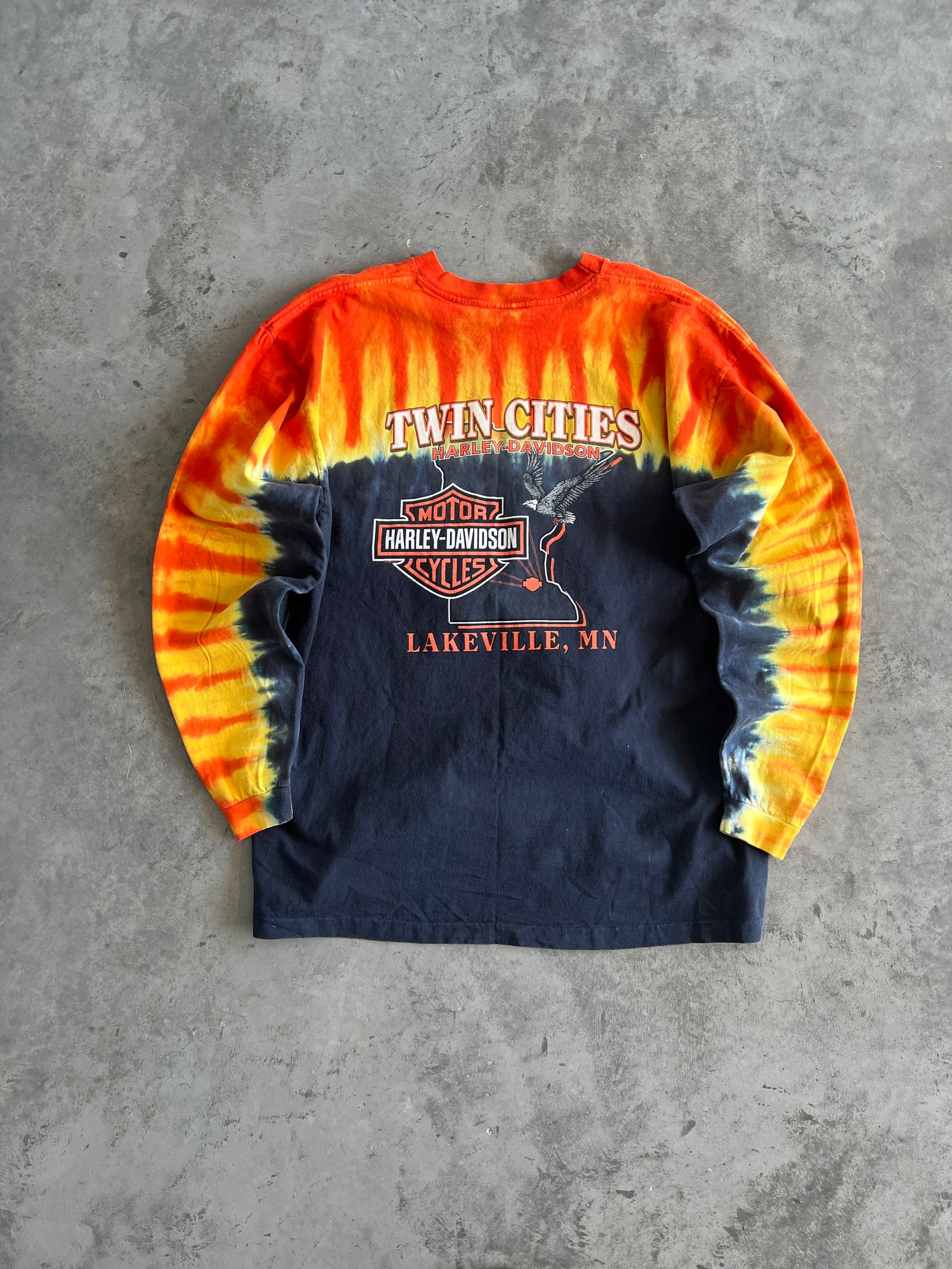 Vintage Feel The Heat Harley Davidson Shirt - XL