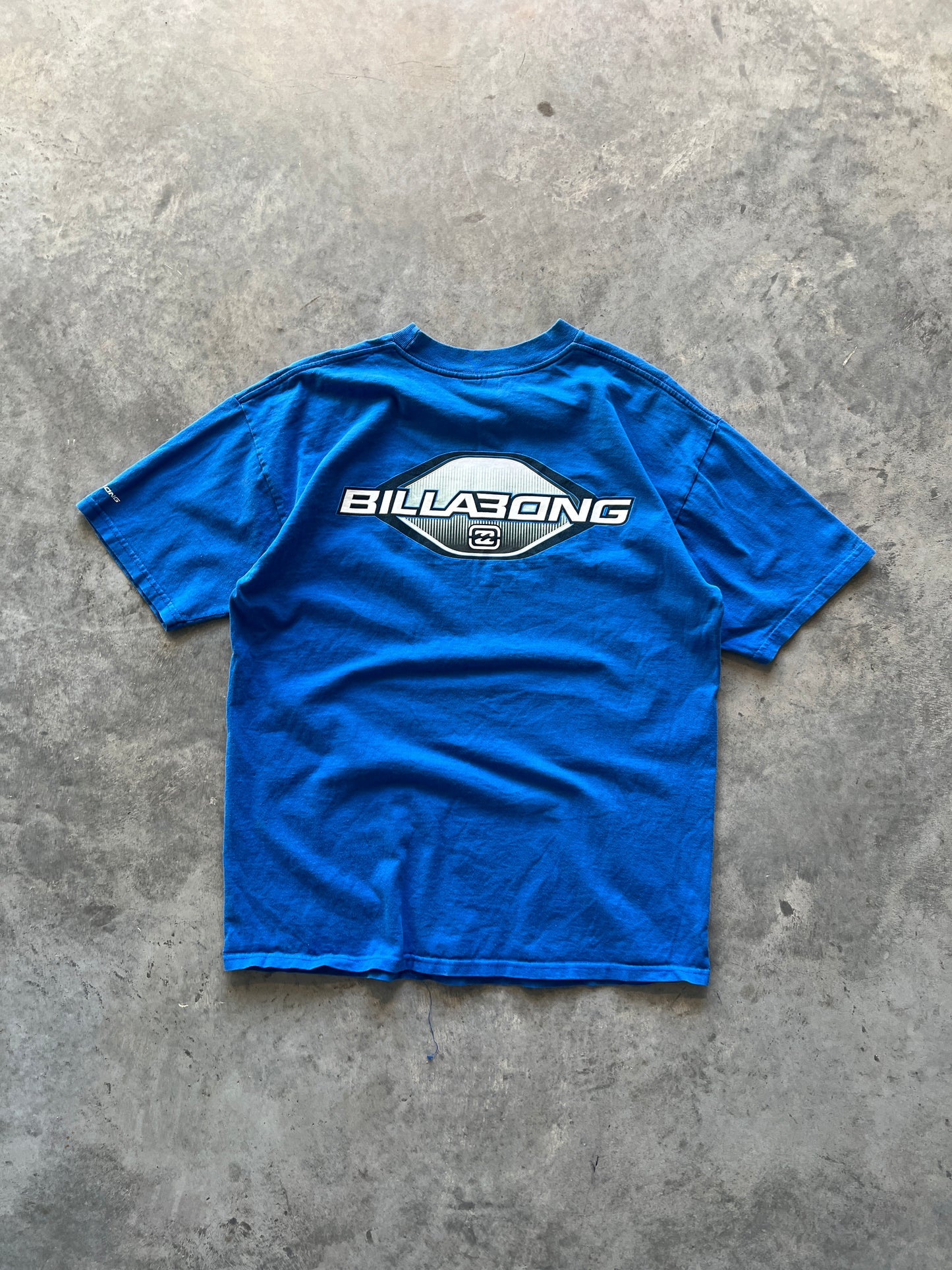 Vintage Blue Bilabong Spellout Shirt - L